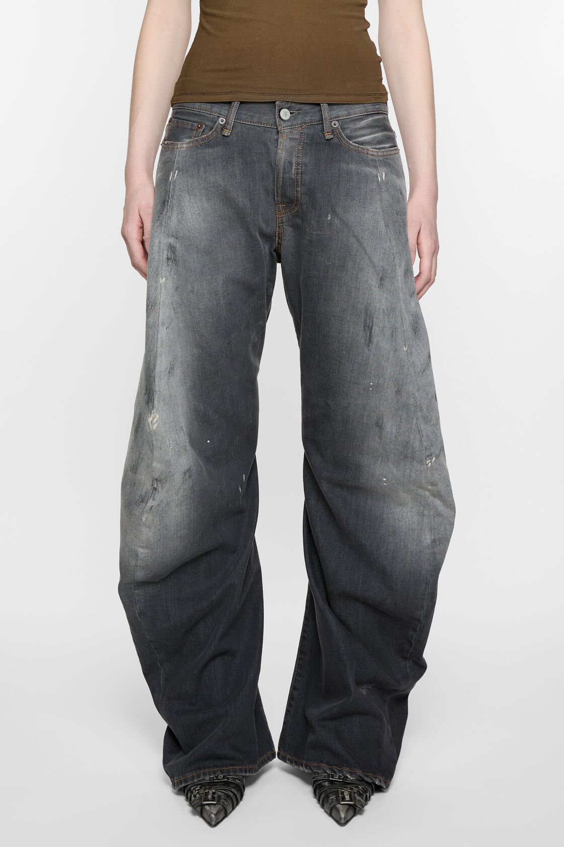 Loose fit Jeans - 2006F, Black, 2000x