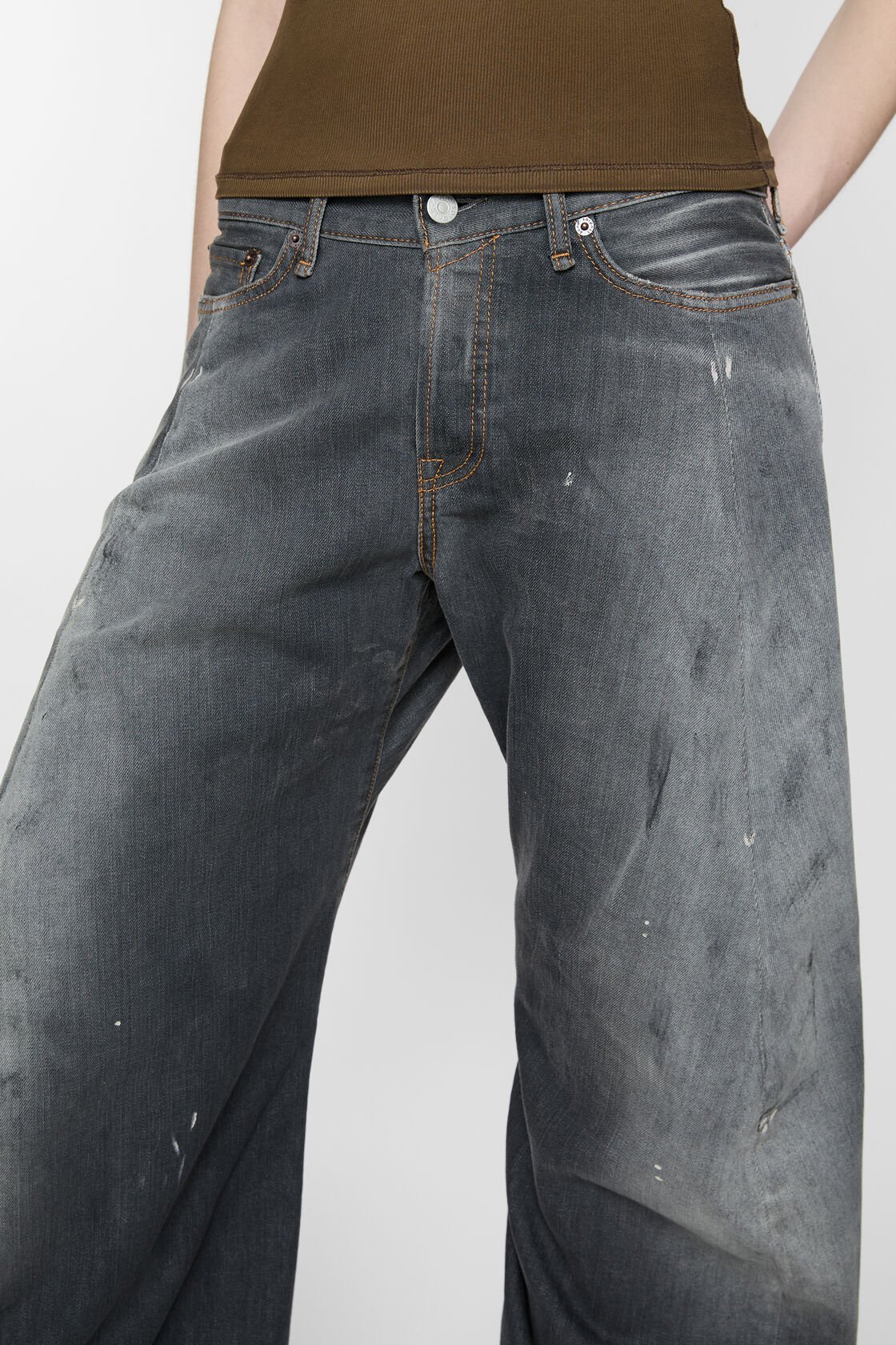 Loose fit Jeans - 2006F, Black, 2000x