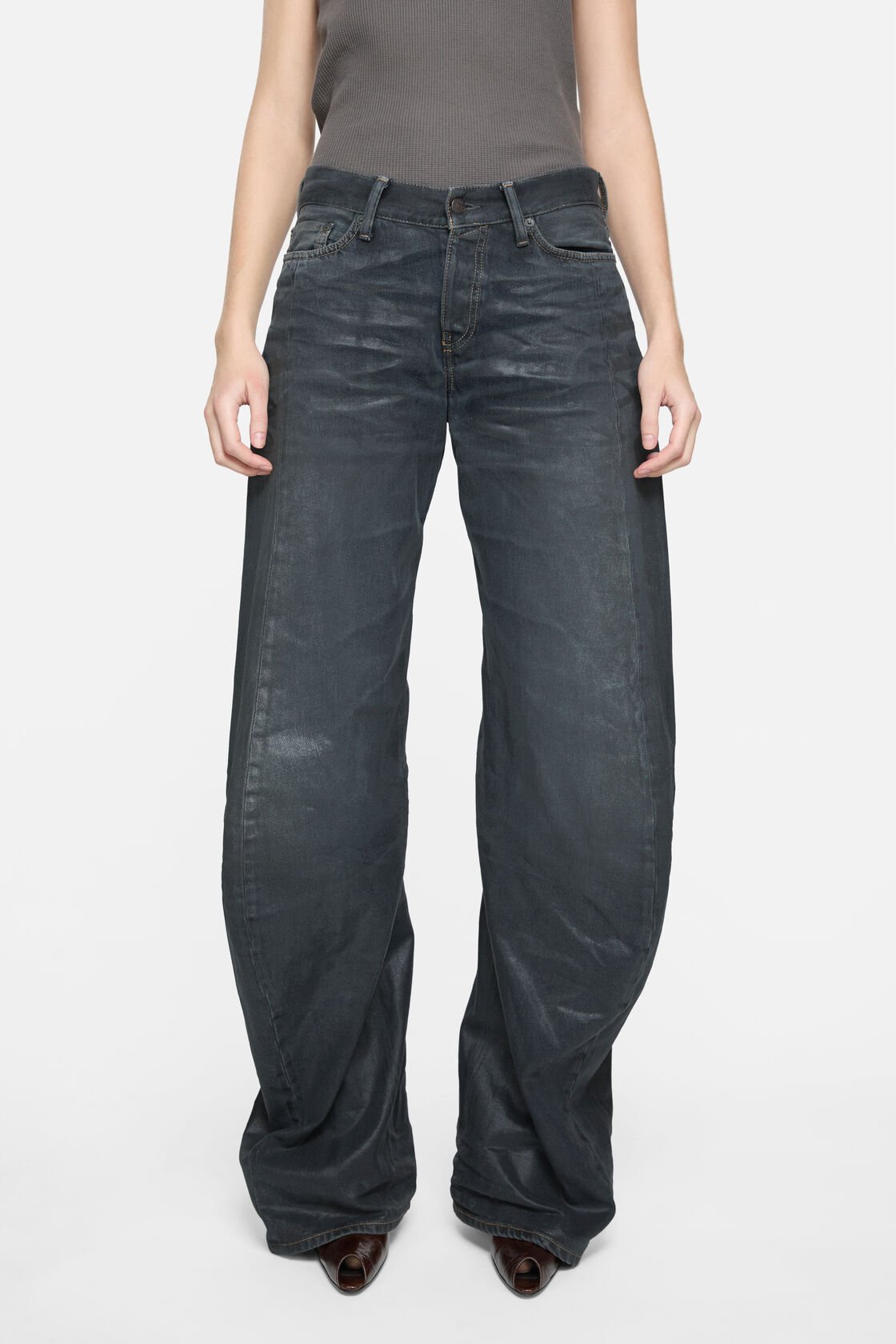 Loose fit Jeans - 2006F, Black, 2000x
