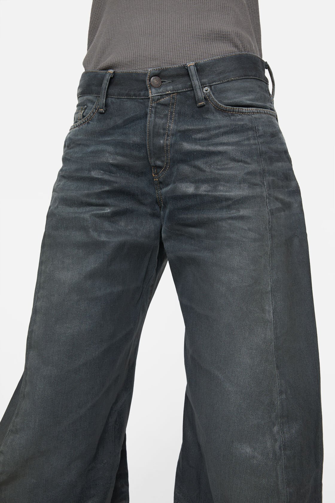 Loose fit Jeans - 2006F, Black, 2000x