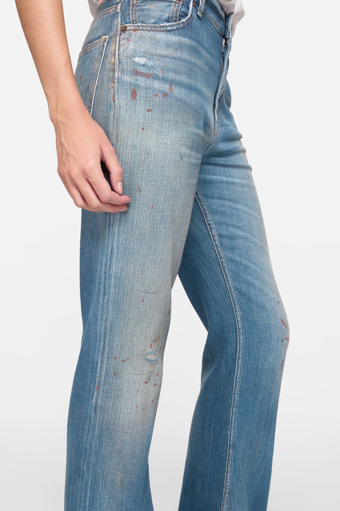 Fitted jeans - 2025F, Mid Blue, 2000x