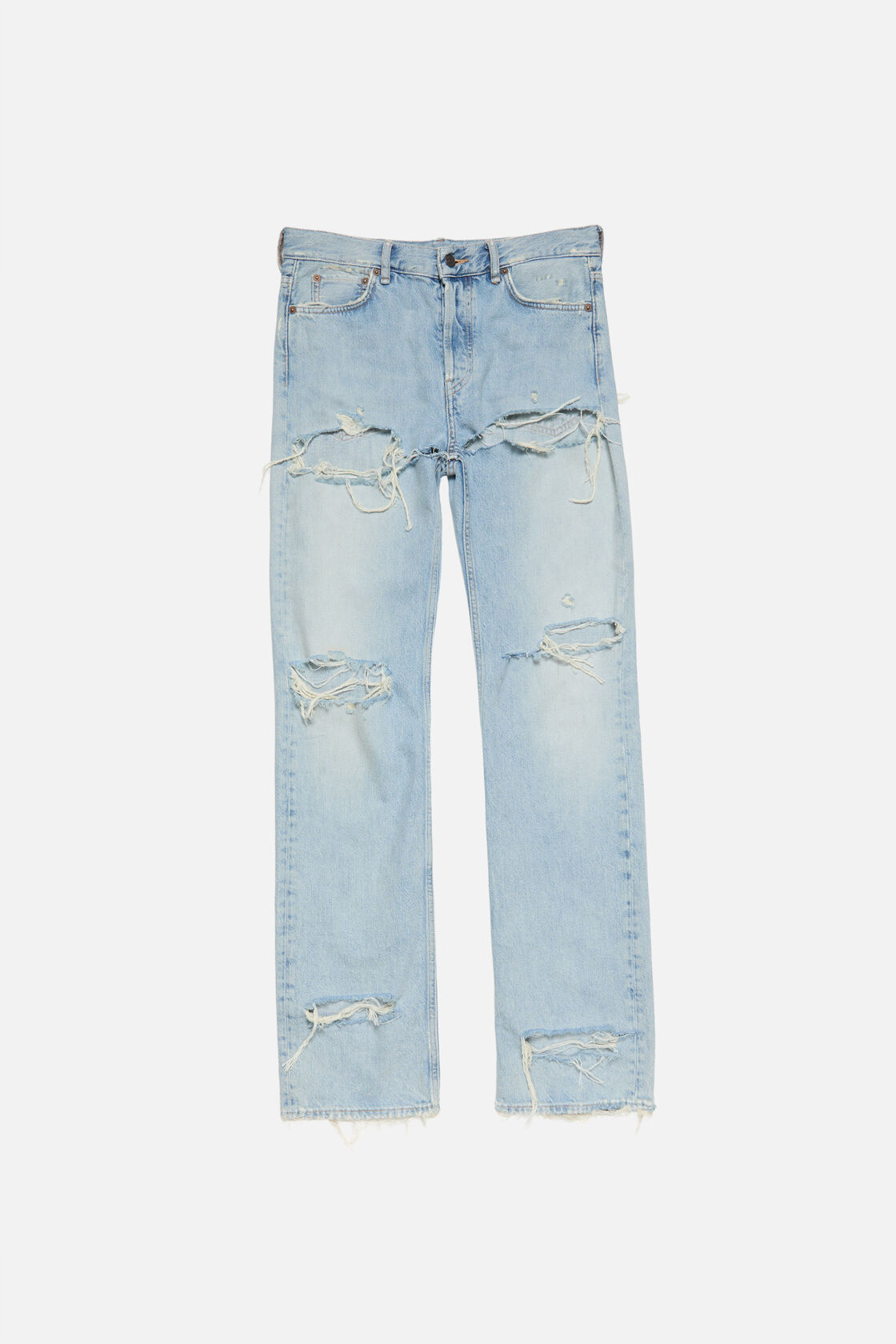Regular fit distressed jeans - 2010F, Light blue, 2000x
