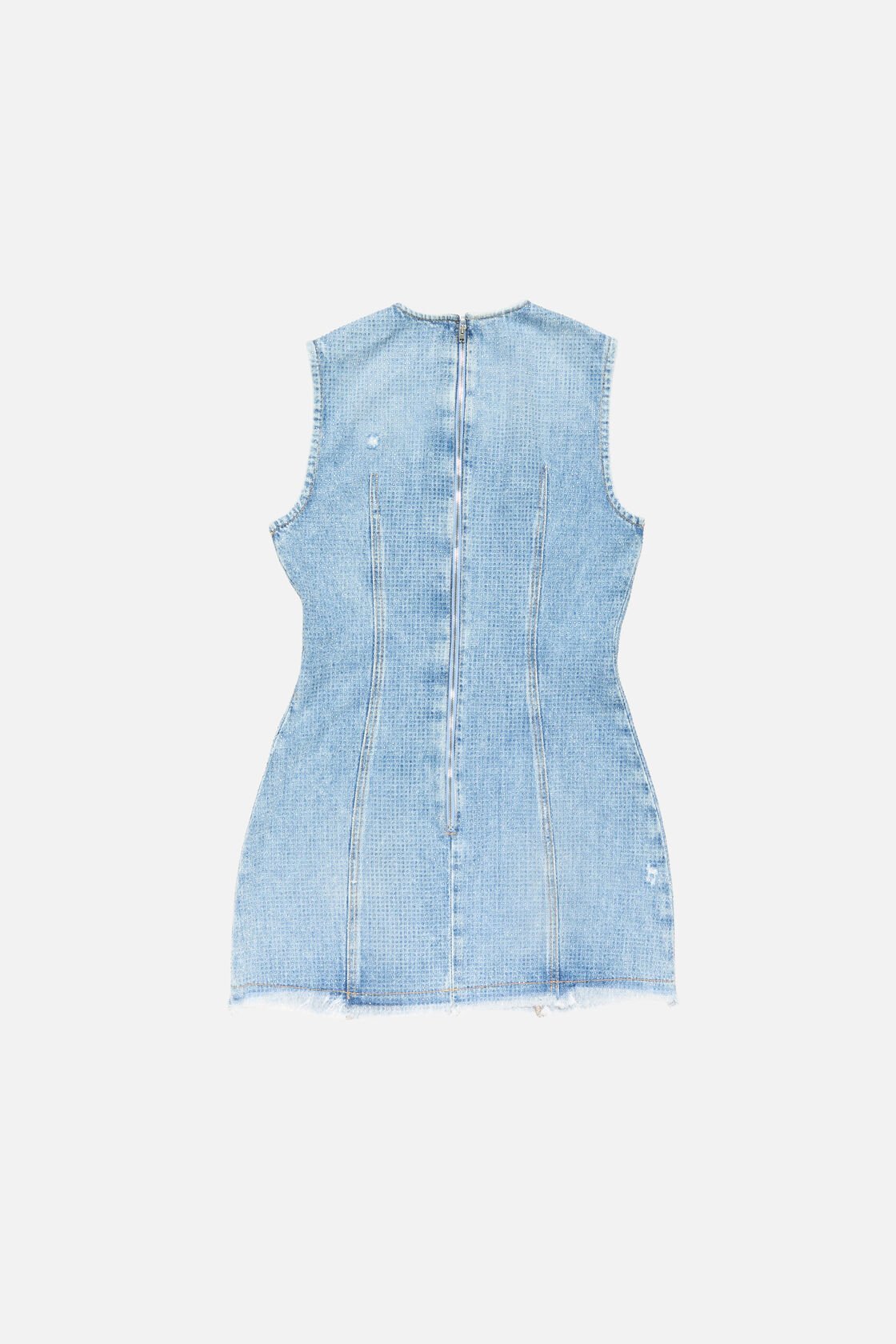 Rhinestone mini dress, Light blue, 2000x