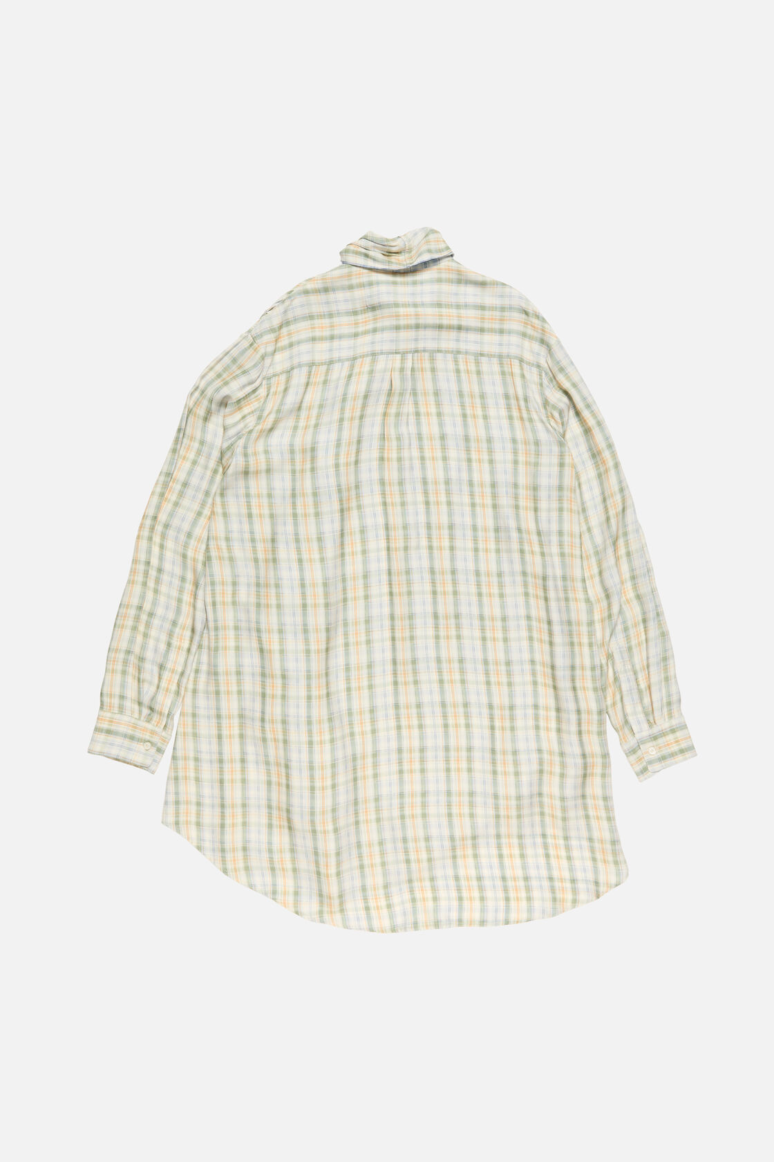 Check tunic dress, Green/blue, 2000x