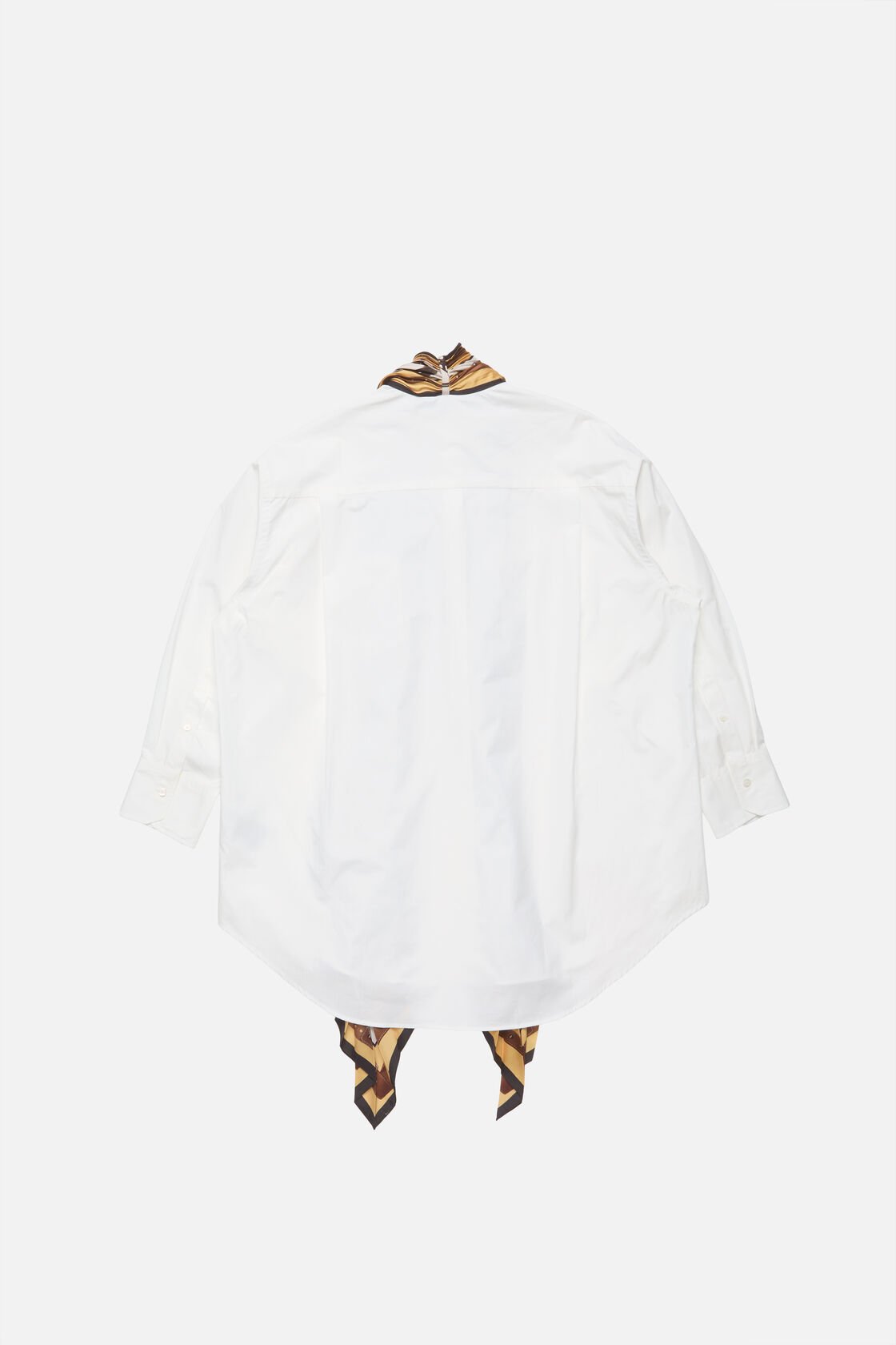 Layered shirt dress, White/gold, 2000x