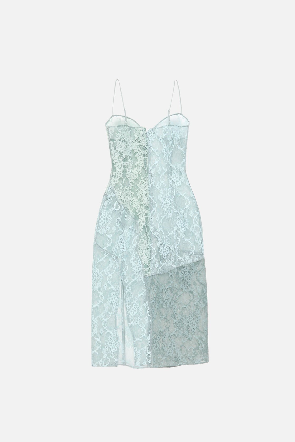 lace slip dress, Blue/blue, 2000x