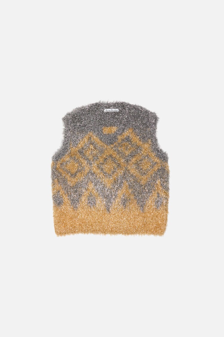 FN-WN-KNIT000916, Gold/silver