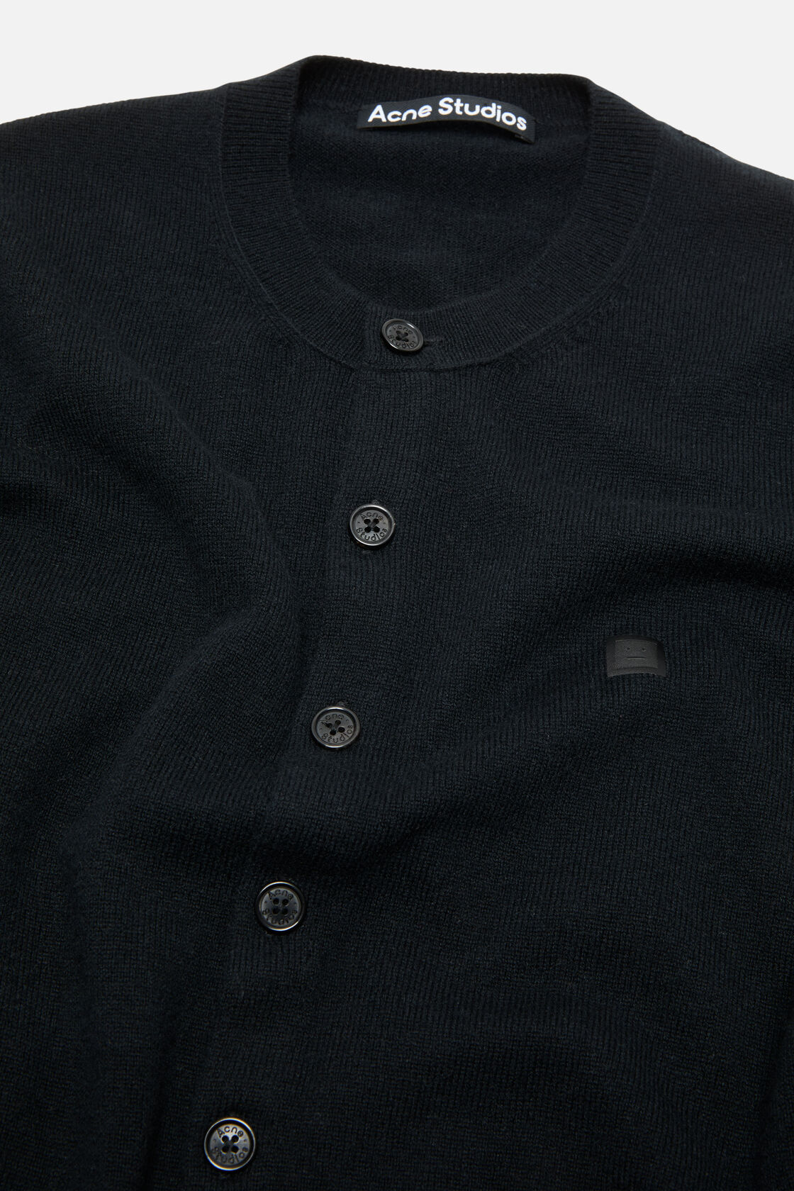 Fitted cardigan - yak wool, Black, 2000x