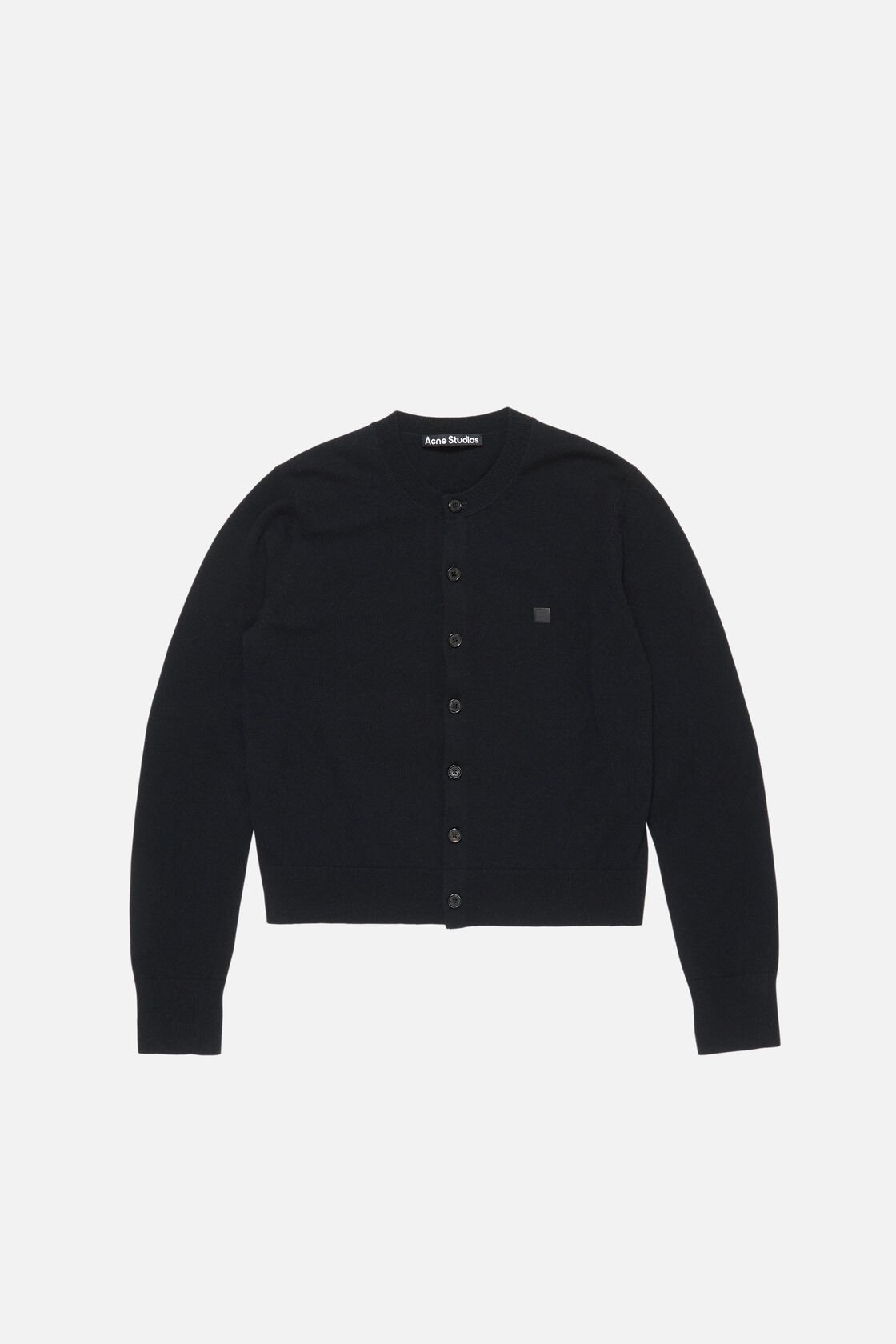Fitted cardigan - yak wool, Black, 2000x