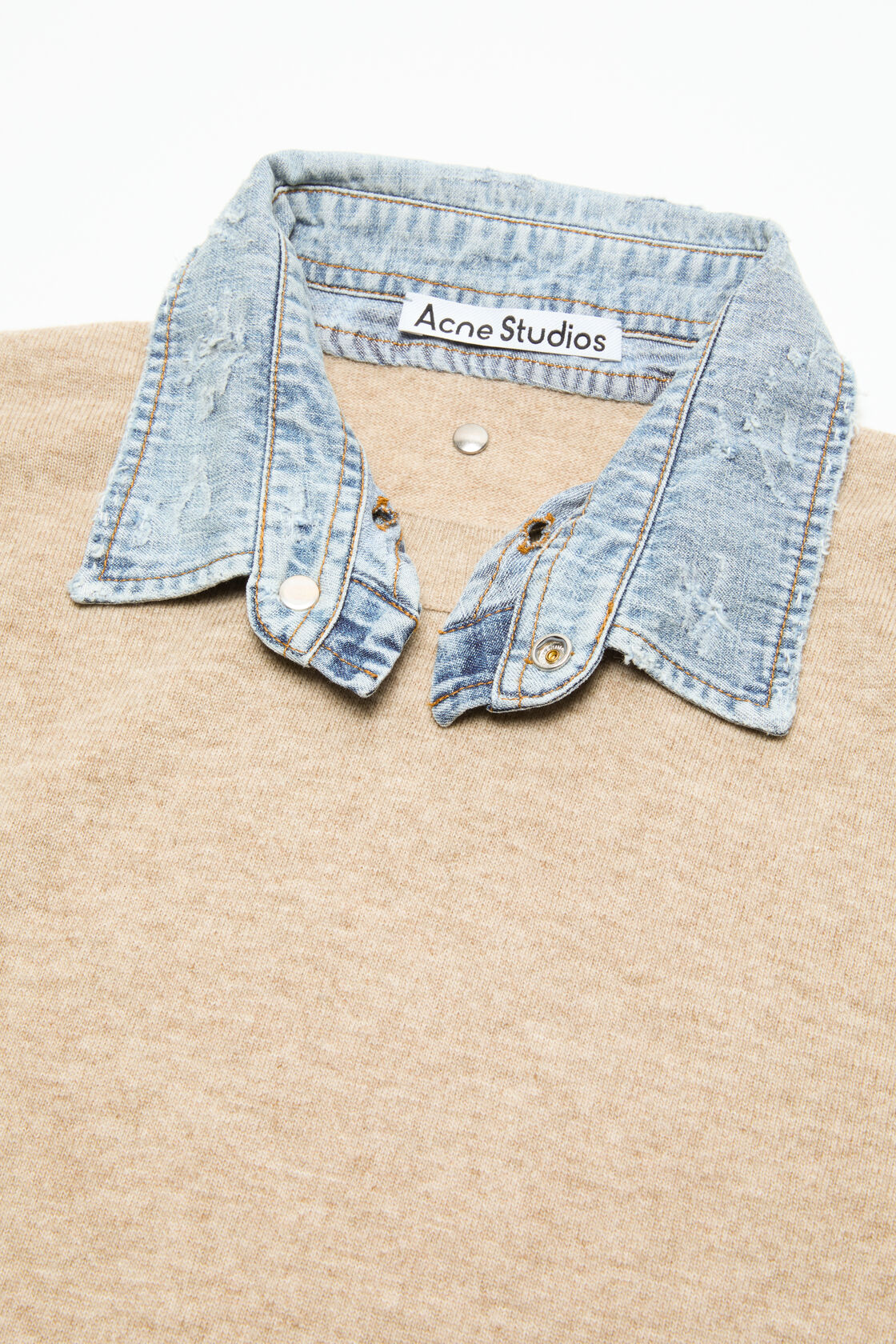 Layered wool sweater, Beige, 2000x