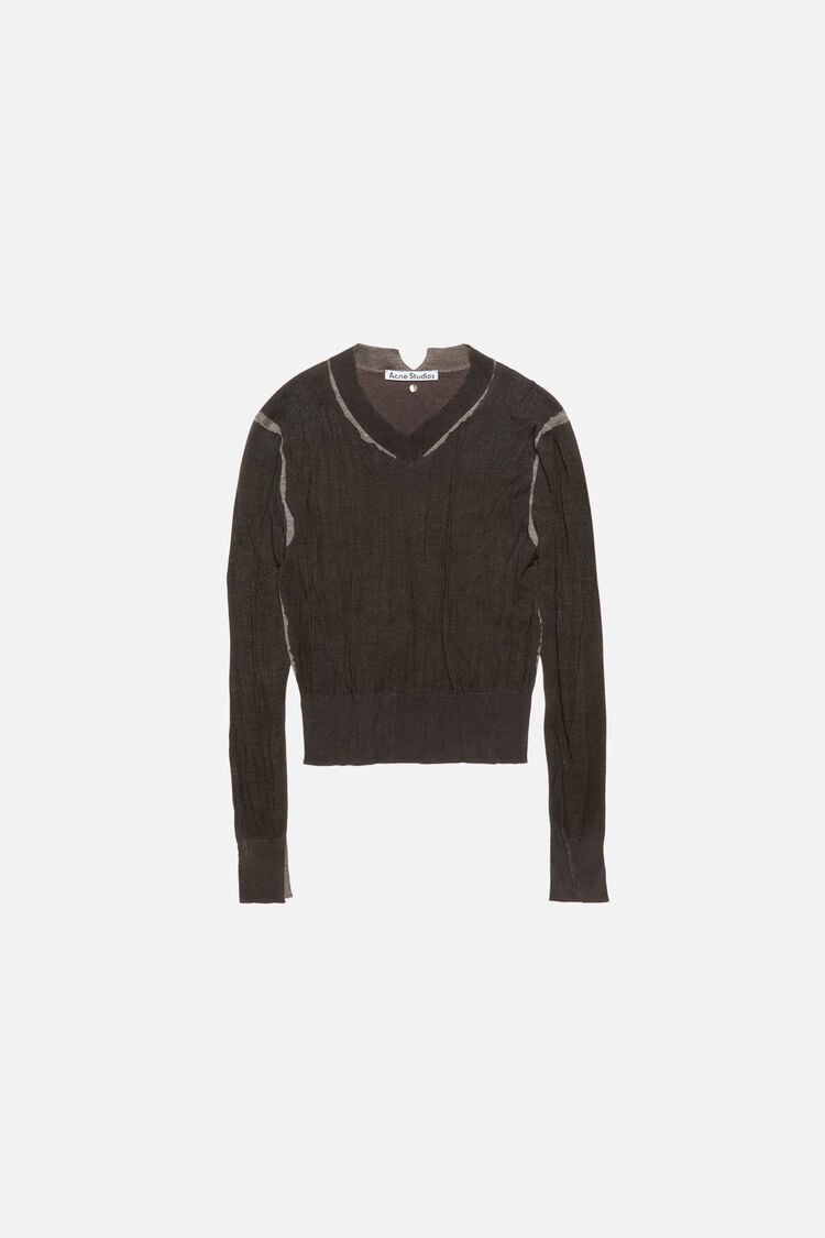 RW-WN-KNIT000063, Brown/grey