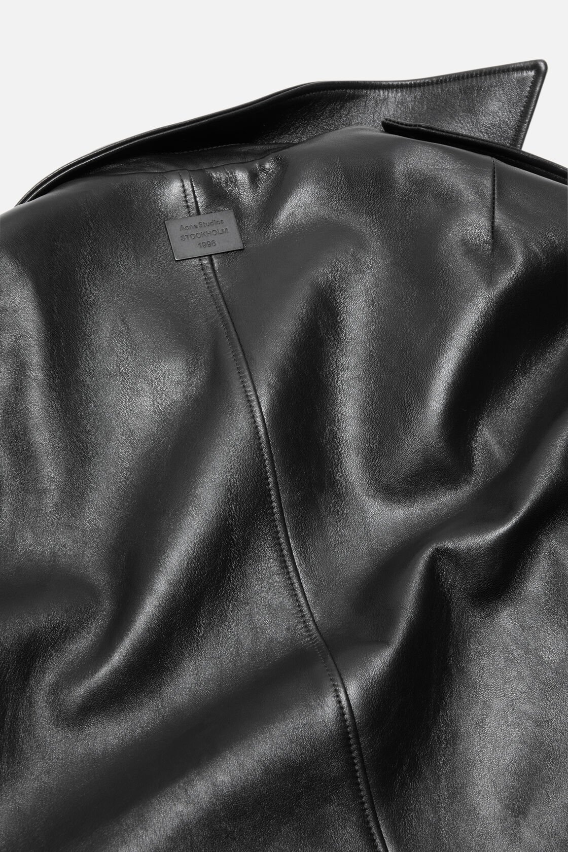 Leather biker jacket, Black, 2000x