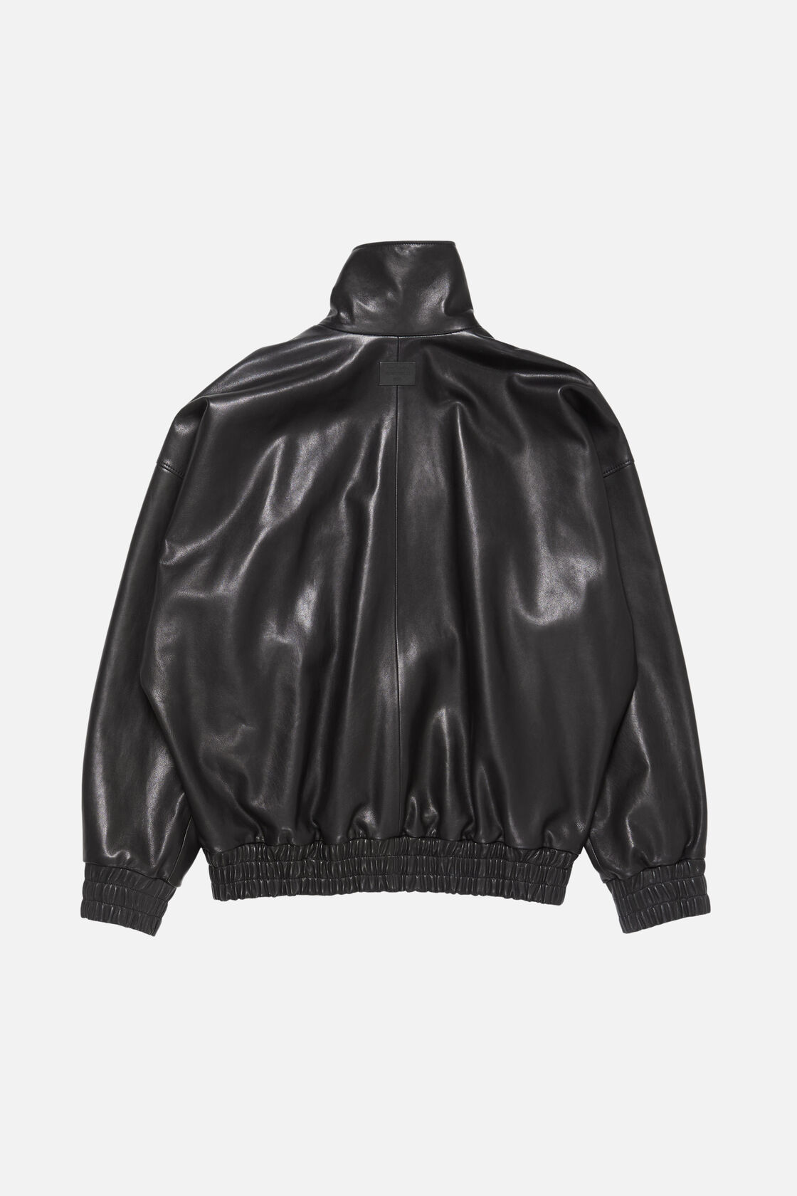Leather blouson, Black, 2000x