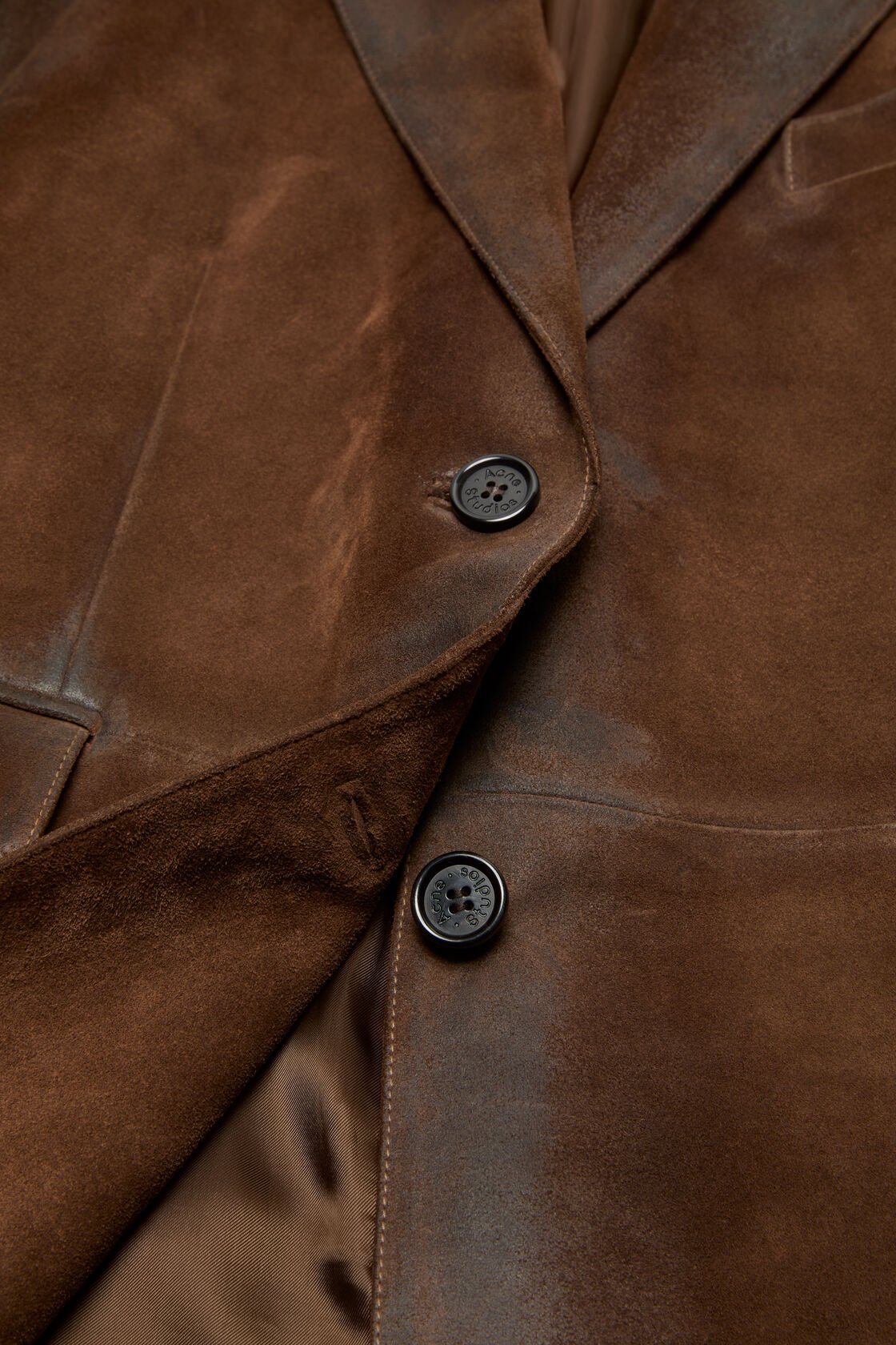Suede suit jacket, Cognac brown, 2000x
