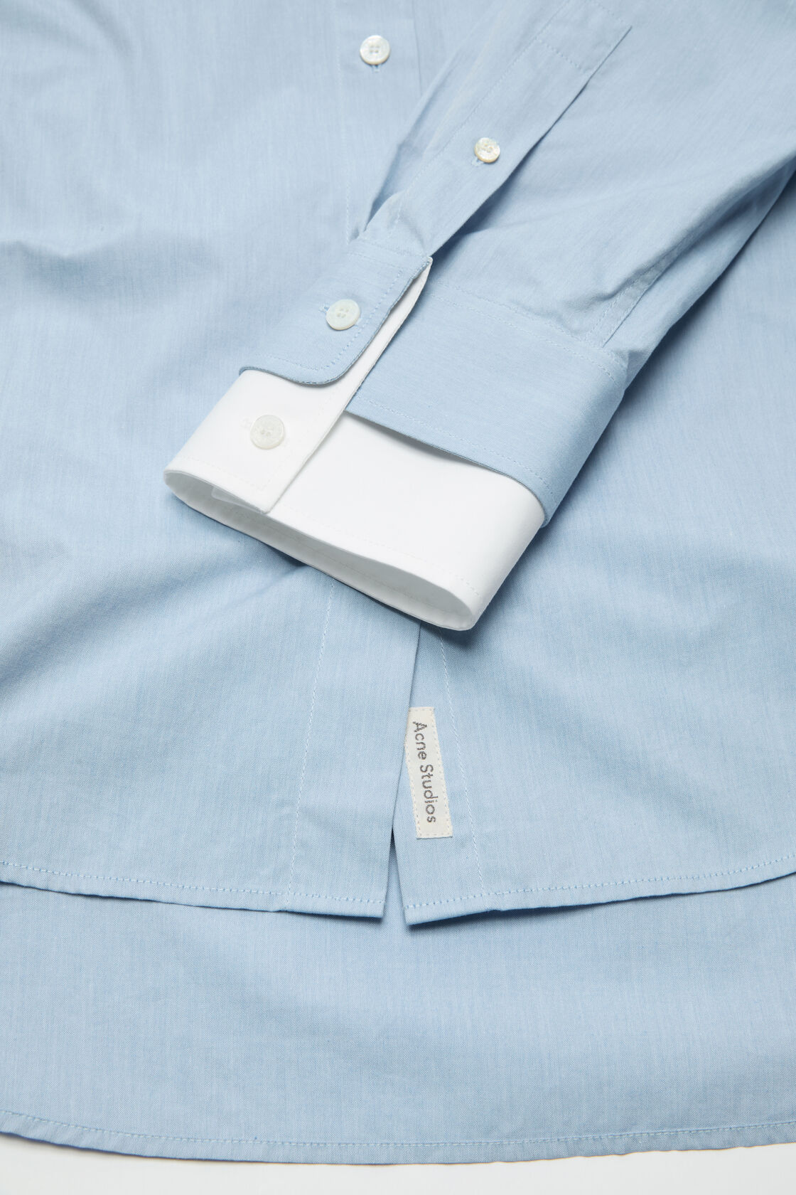 Layered button-up, Light blue/white, 2000x