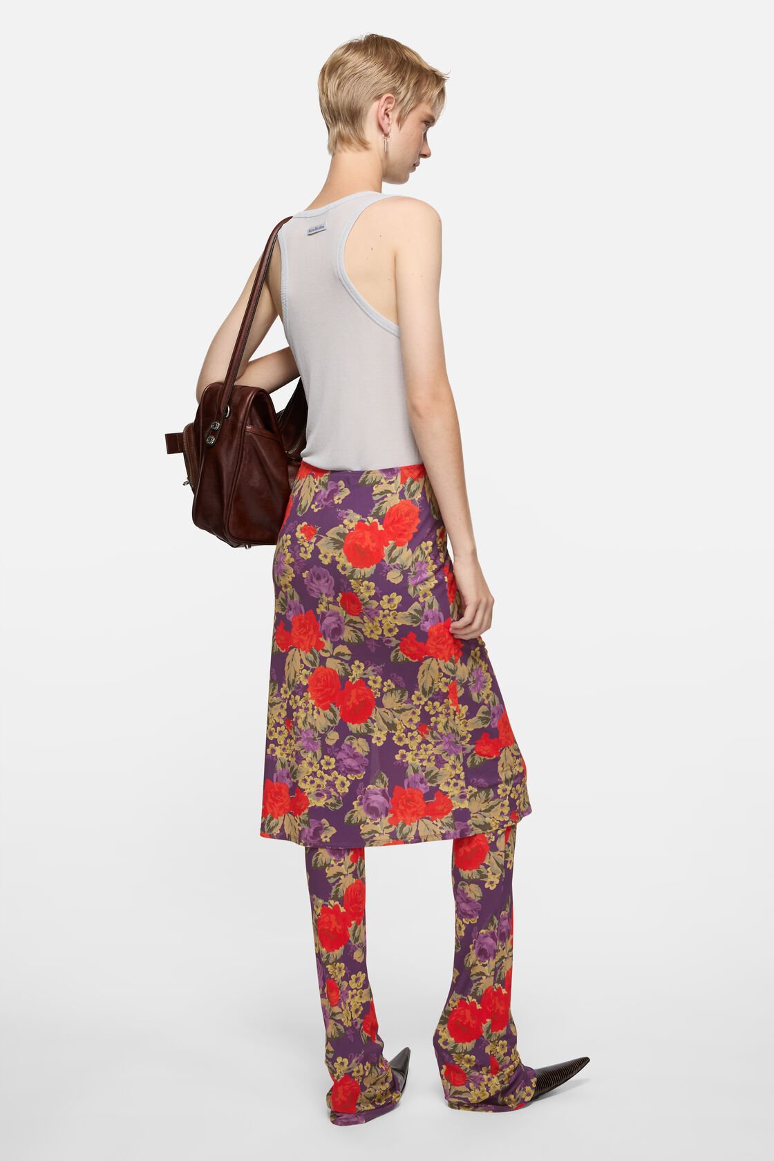 Layered skirt pants, Multi purple, 2000x