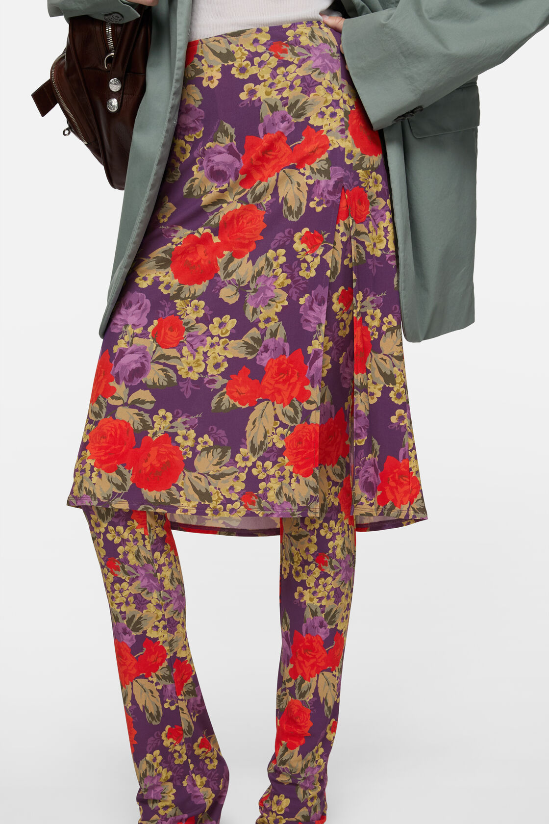 Layered skirt pants, Multi purple, 2000x