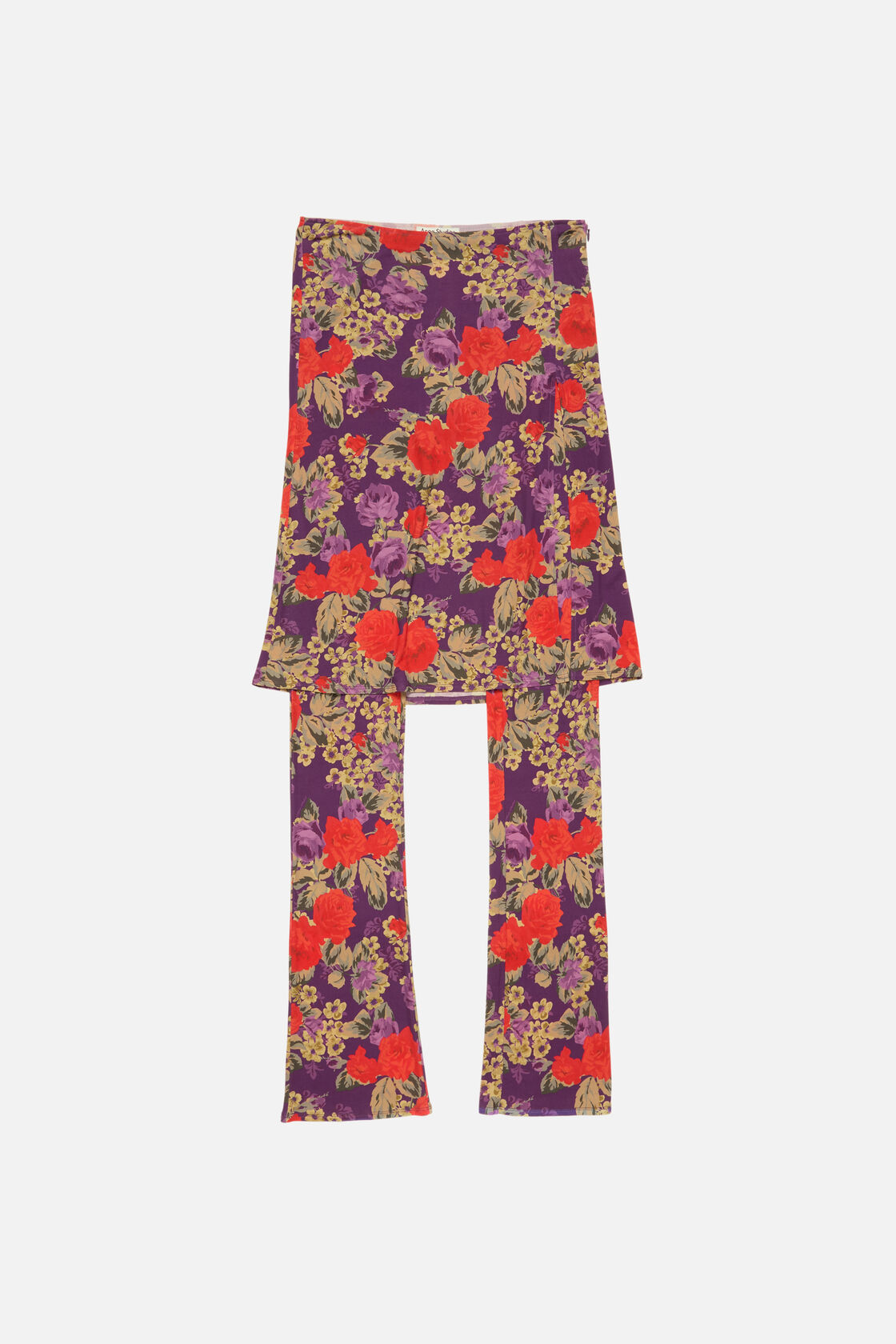Layered skirt pants, Multi purple, 2000x