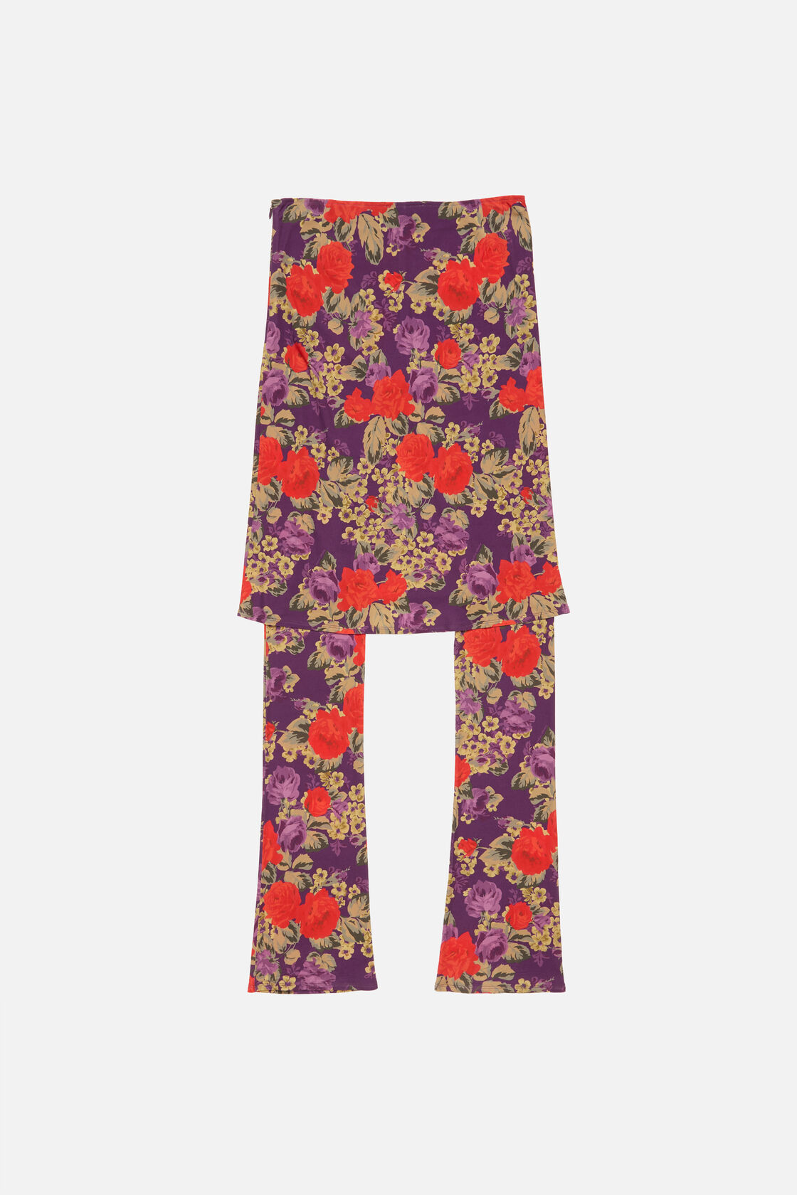 Layered skirt pants, Multi purple, 2000x