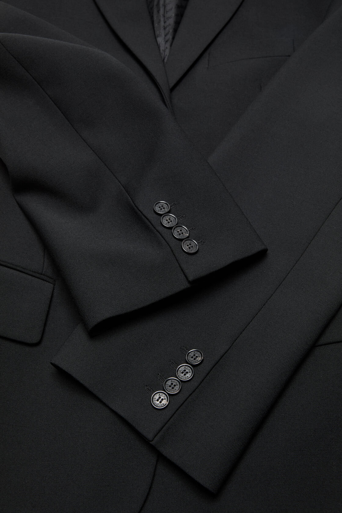 Single-breasted suit jacket, Black, 2000x