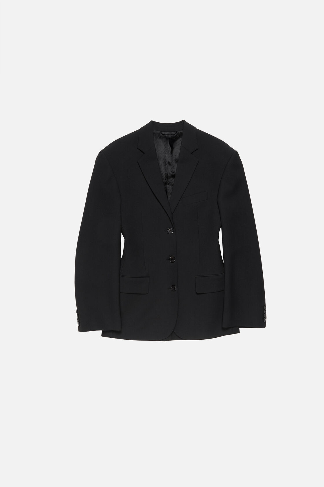 Single-breasted suit jacket, Black, 2000x