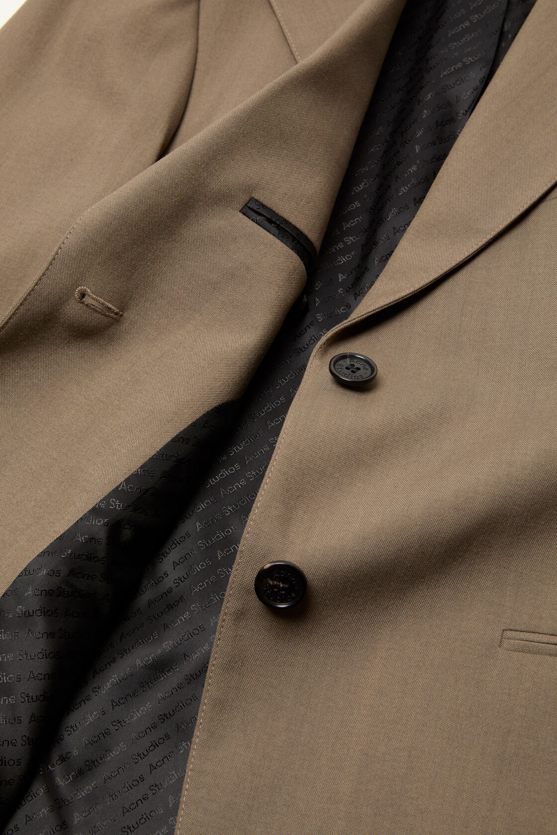 Single-breasted suit jacket, Khaki beige, 2000x