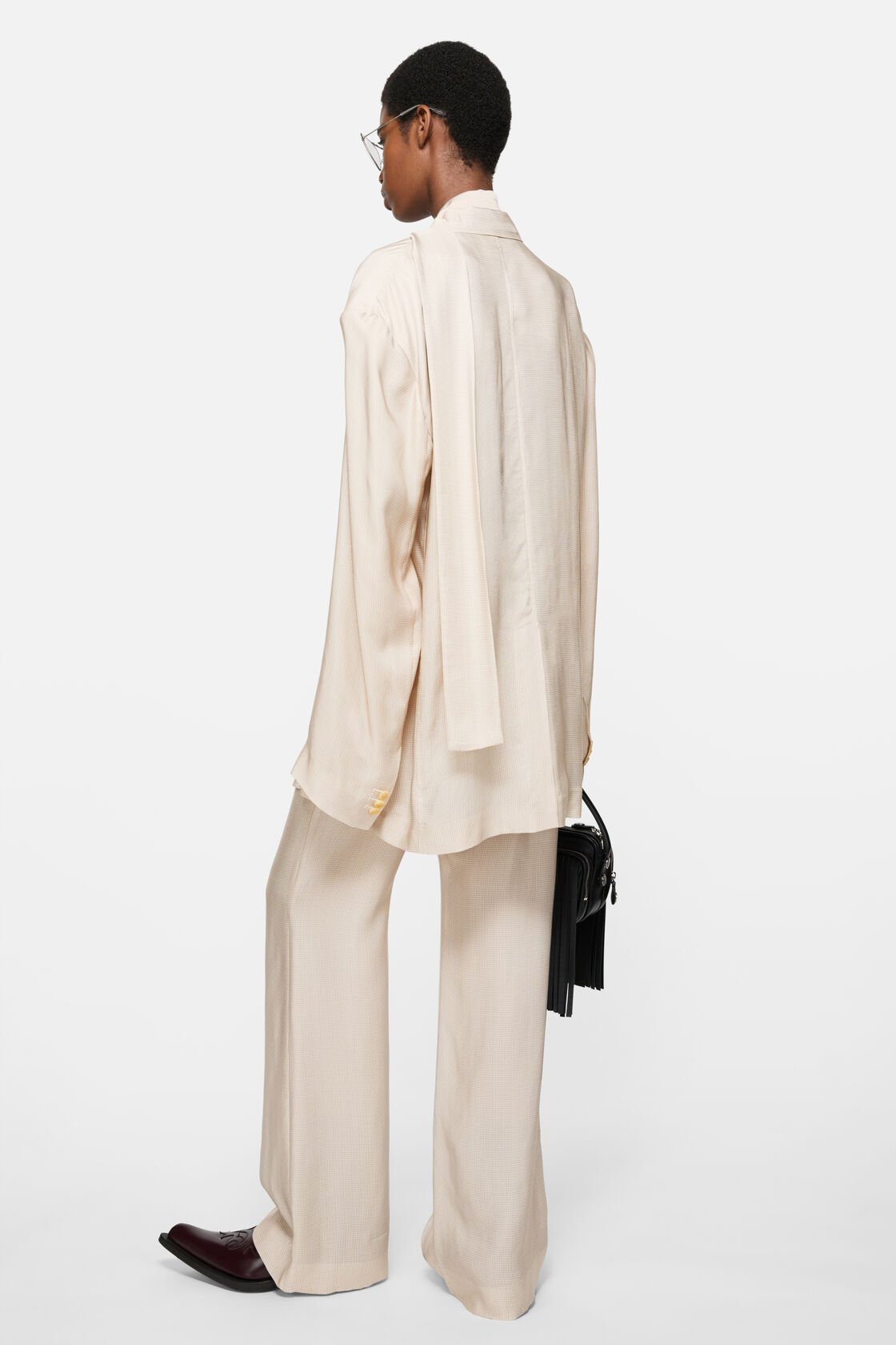 Single-breasted suit jacket, Beige Multi, 2000x