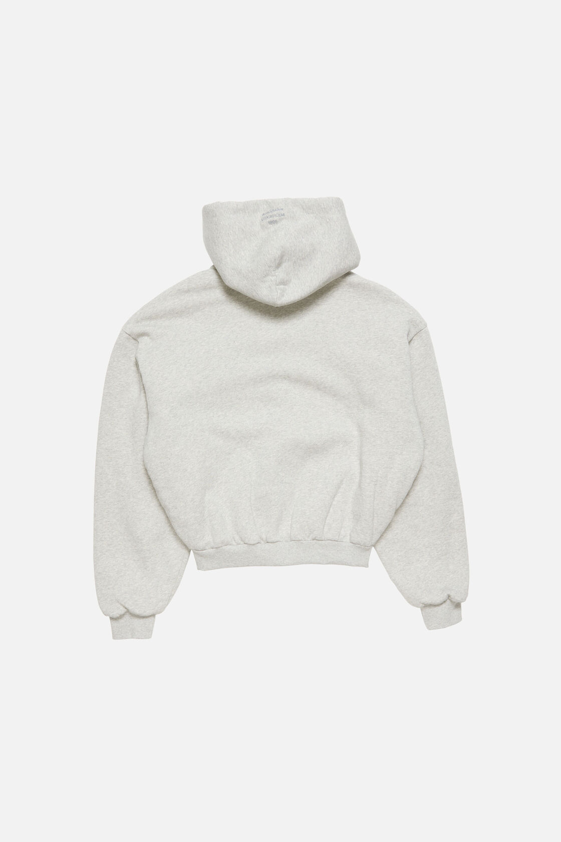 Zip-up hoodie, Grey Melange, 2000x