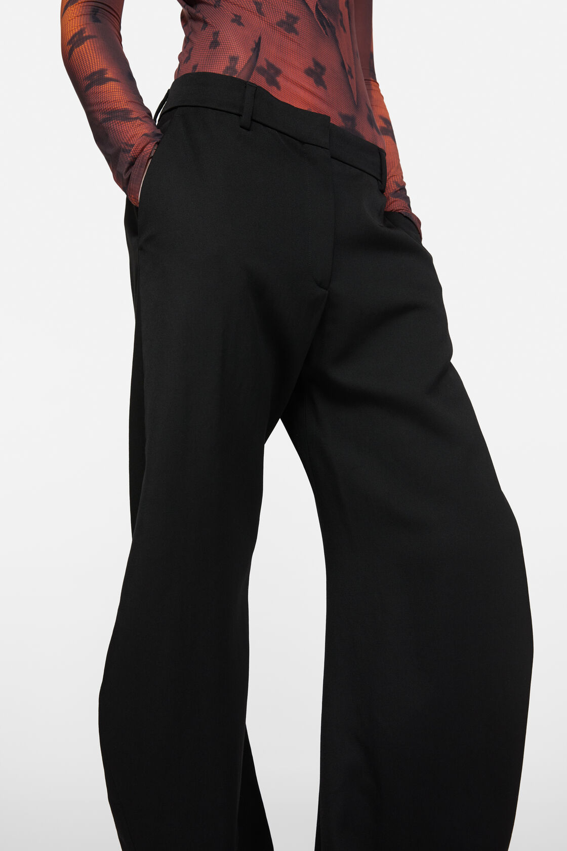 Tailored wool trousers, Black, 2000x