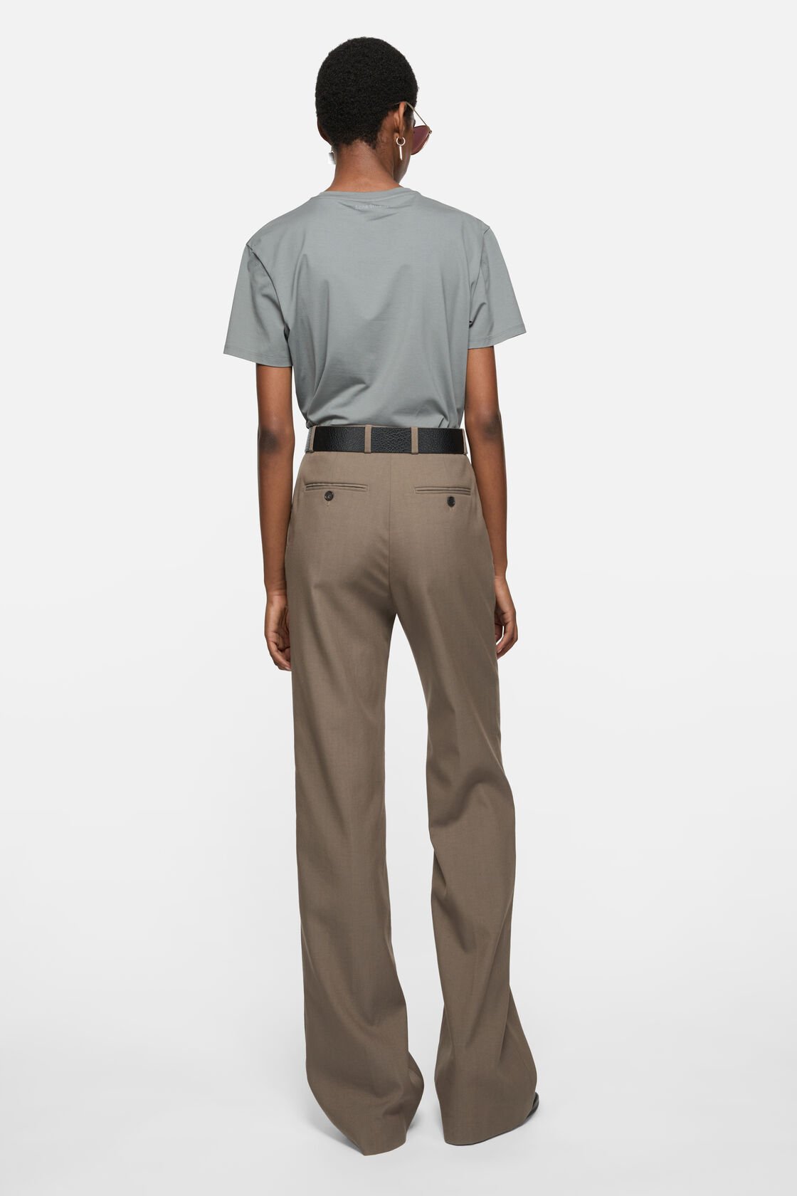 Tailored wool trousers, Khaki beige, 2000x