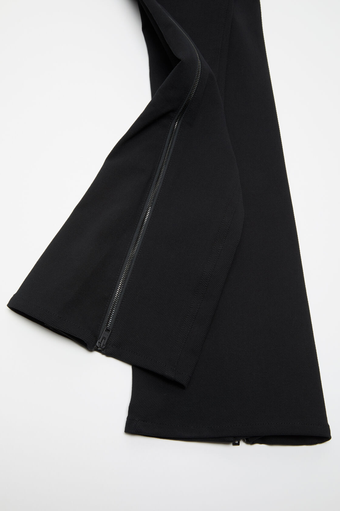 Stretch zip trousers, Black, 2000x