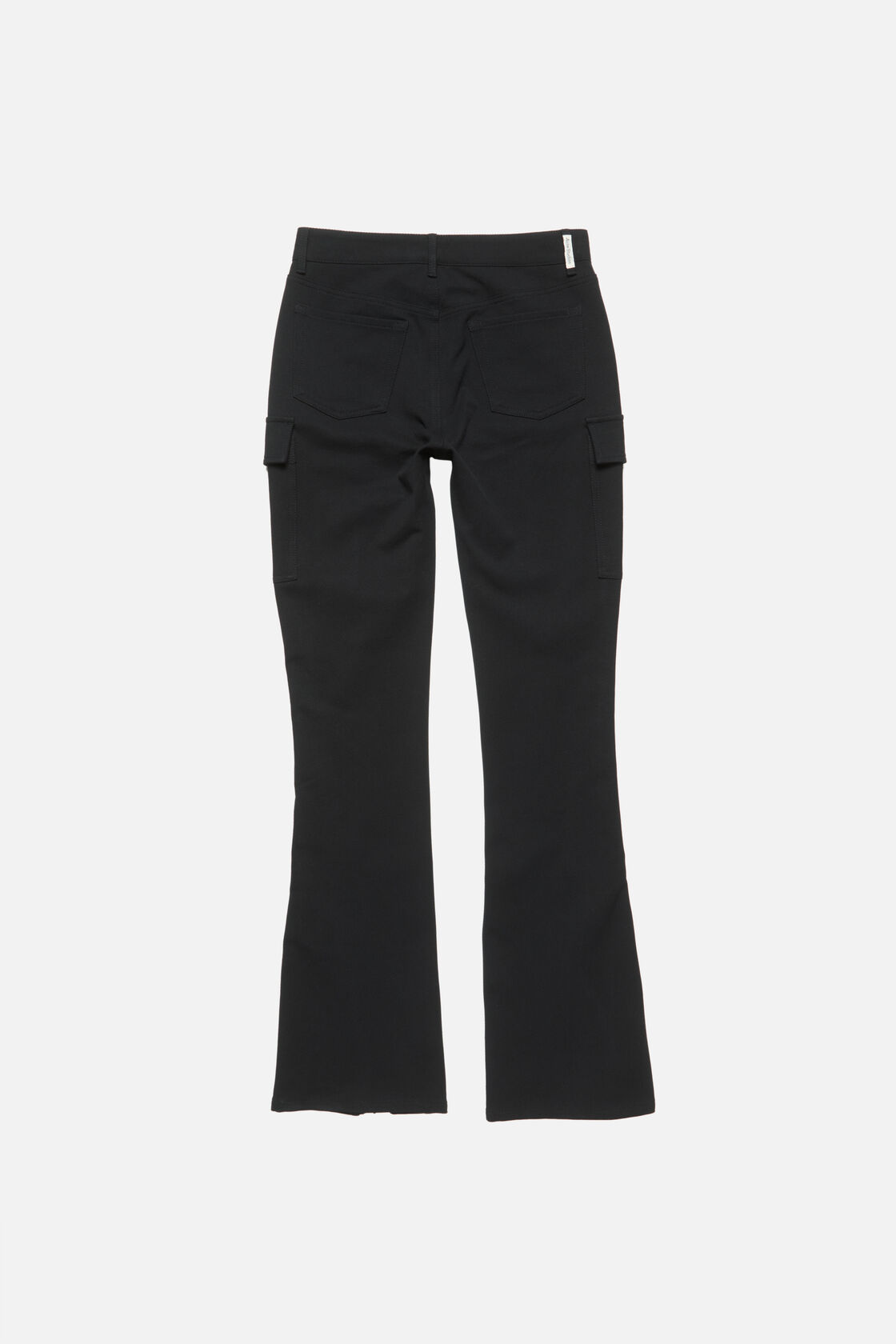 Stretch zip trousers, Black, 2000x
