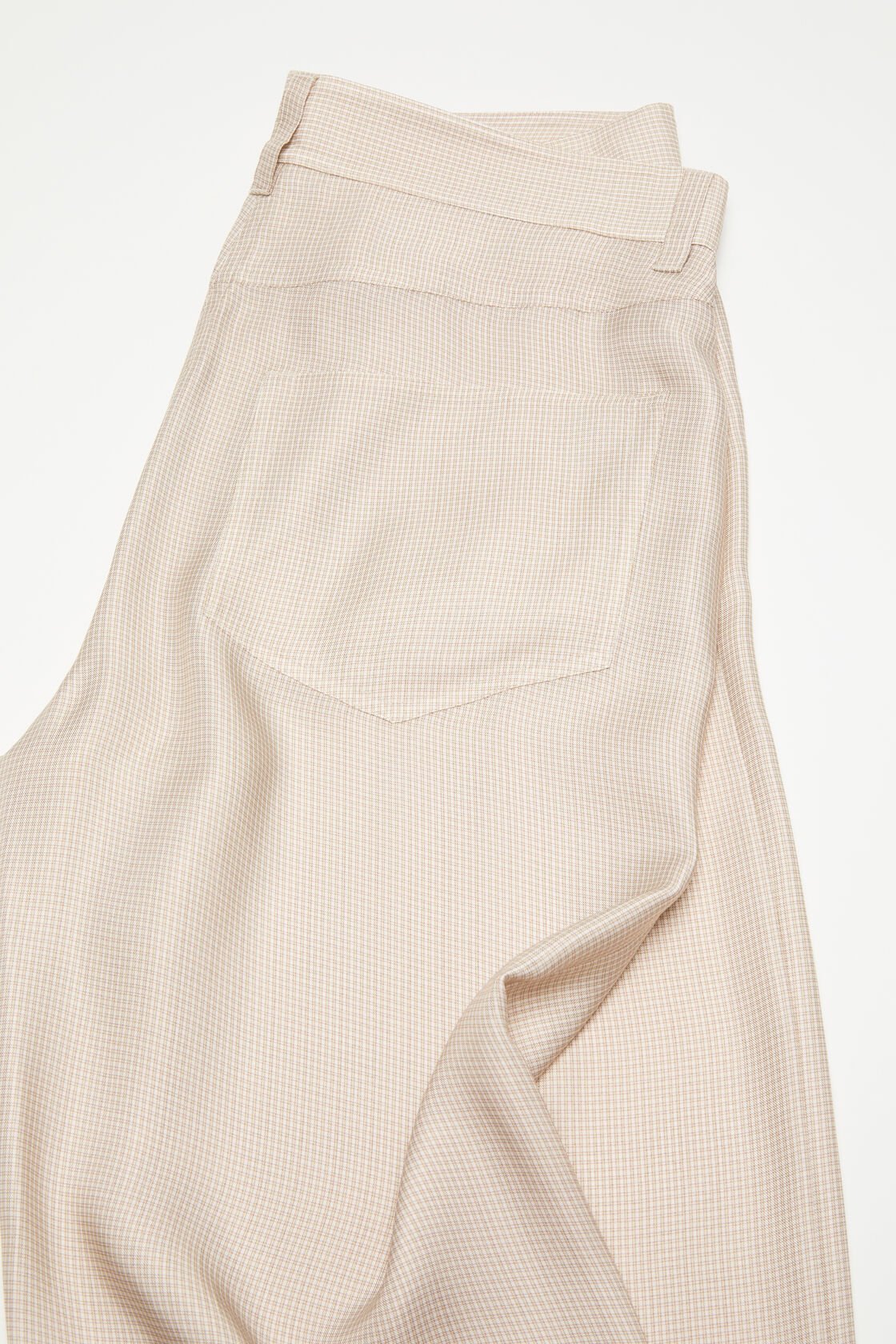 Casual check trousers, Beige Multi, 2000x