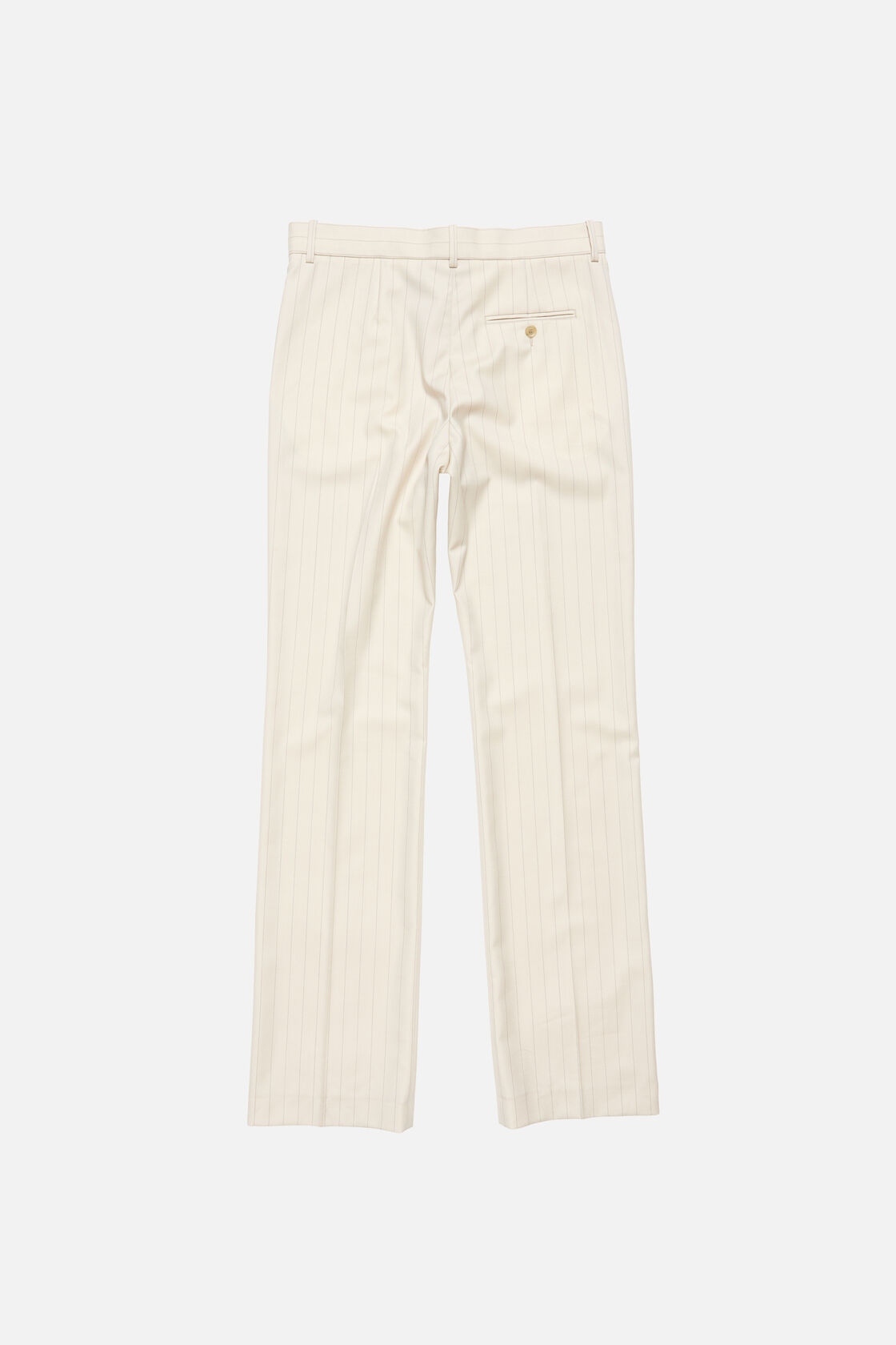 Wool pinstripe trousers, Cream beige, 2000x