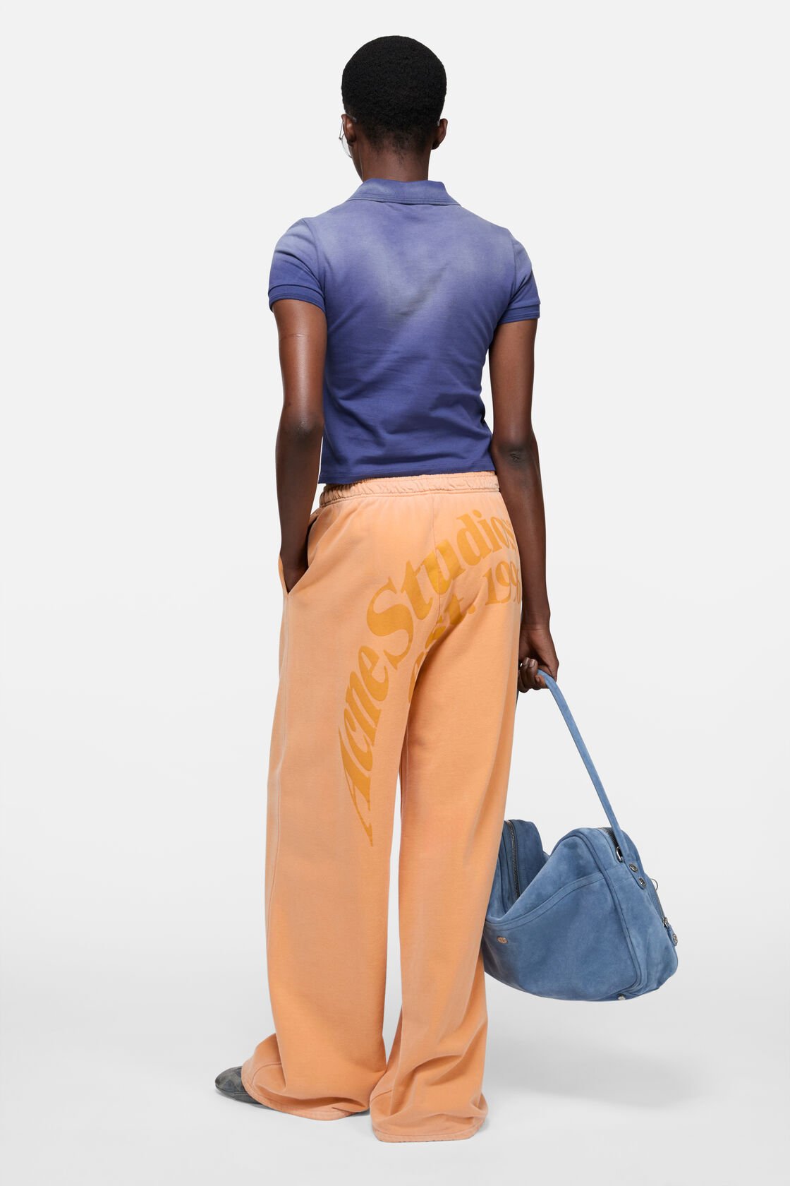 Washed sweatpants, Pumpkin orange, 2000x