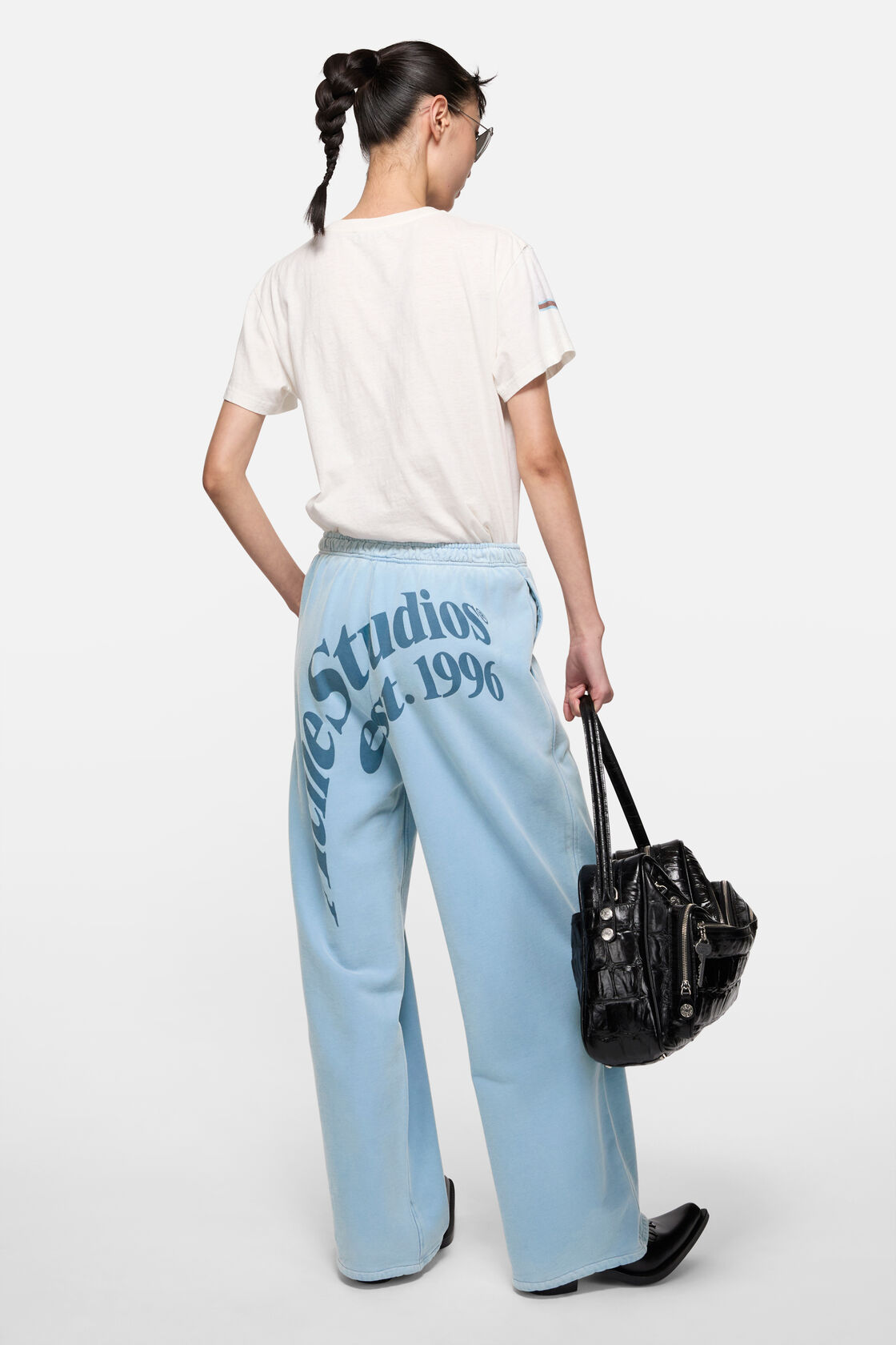 Washed sweatpants, Dirty blue, 2000x