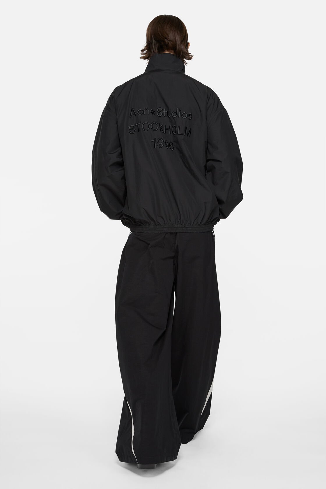 Technical jacket with logo, Black, 2000x