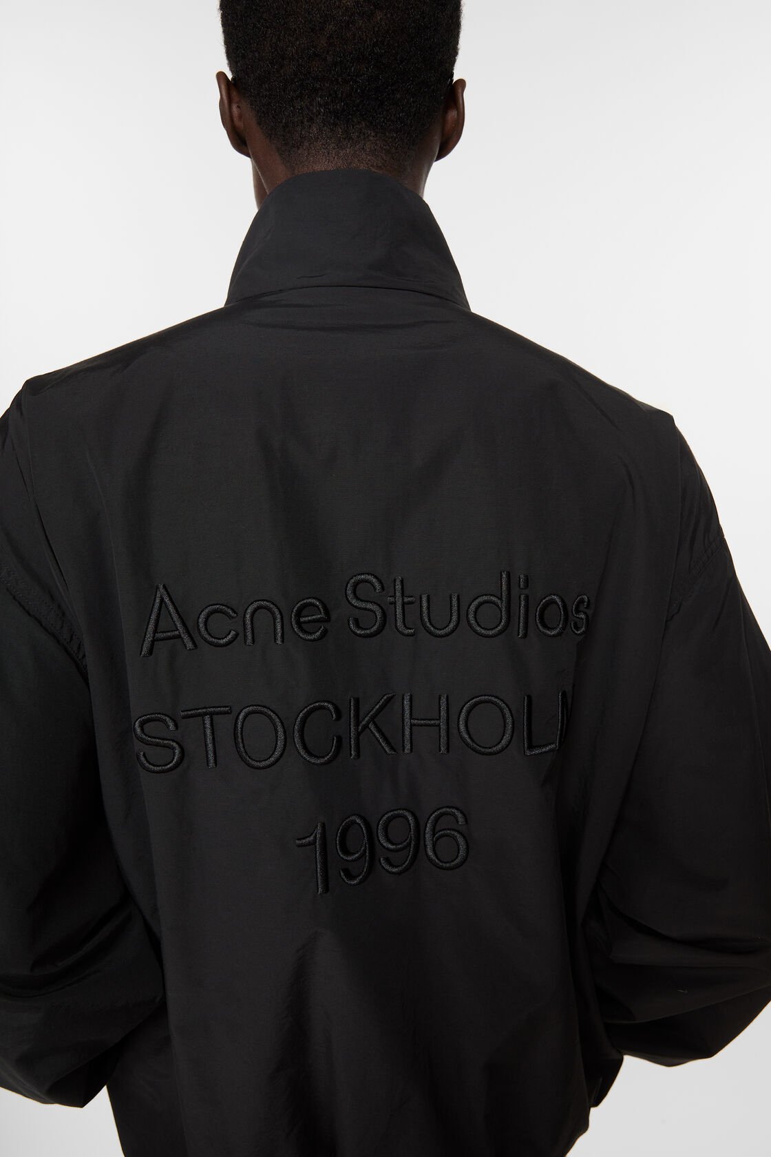 Technical jacket with logo, Black, 2000x