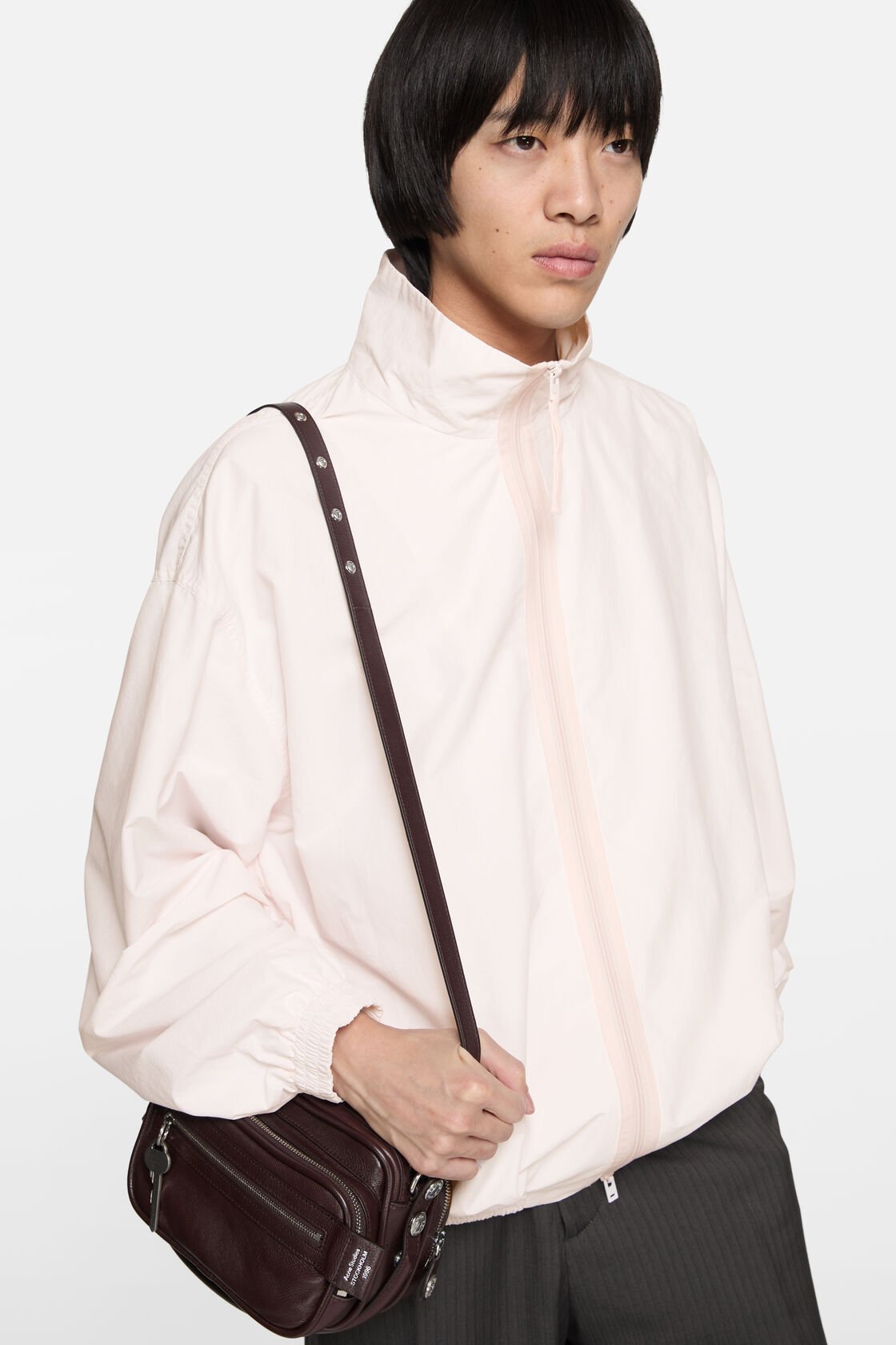 Technical jacket with logo, Soft white, 2000x