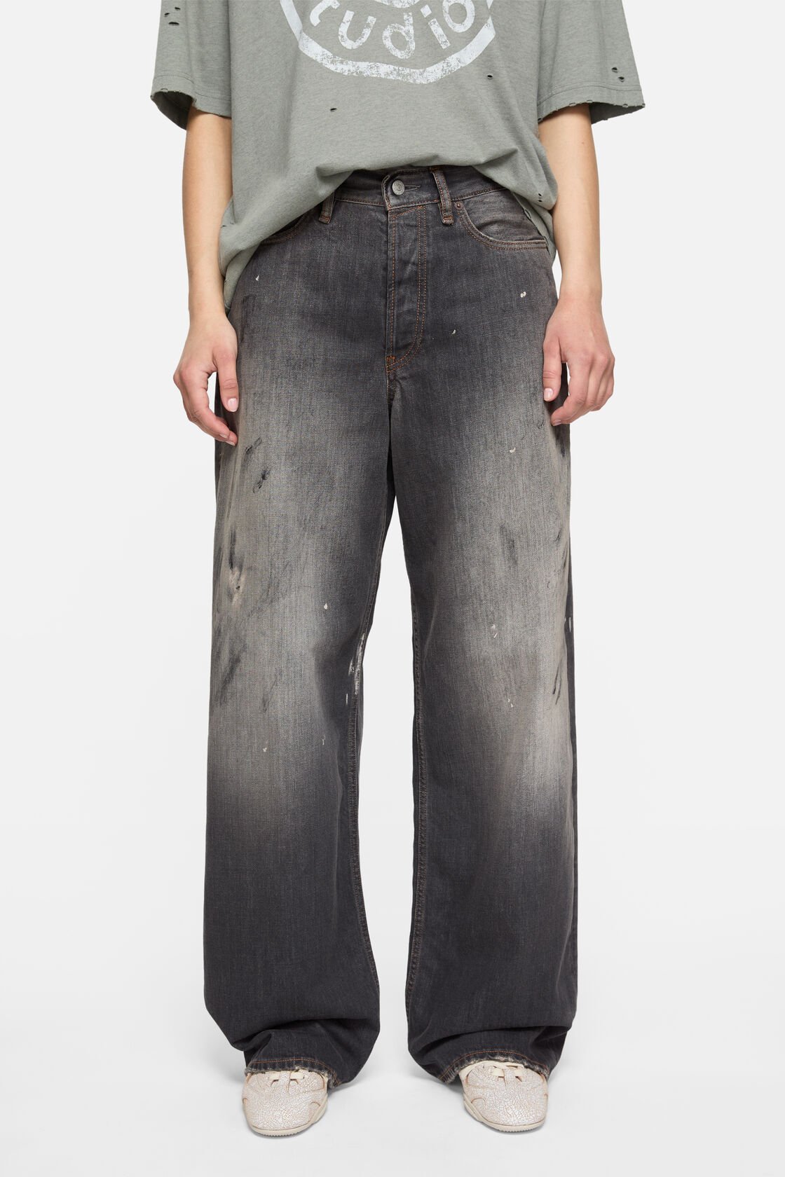 Loose fit jeans - 1981, Black, 2000x