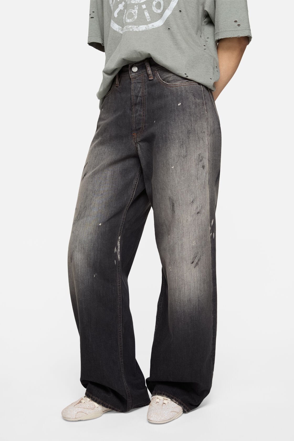 Loose fit jeans - 1981, Black, 2000x