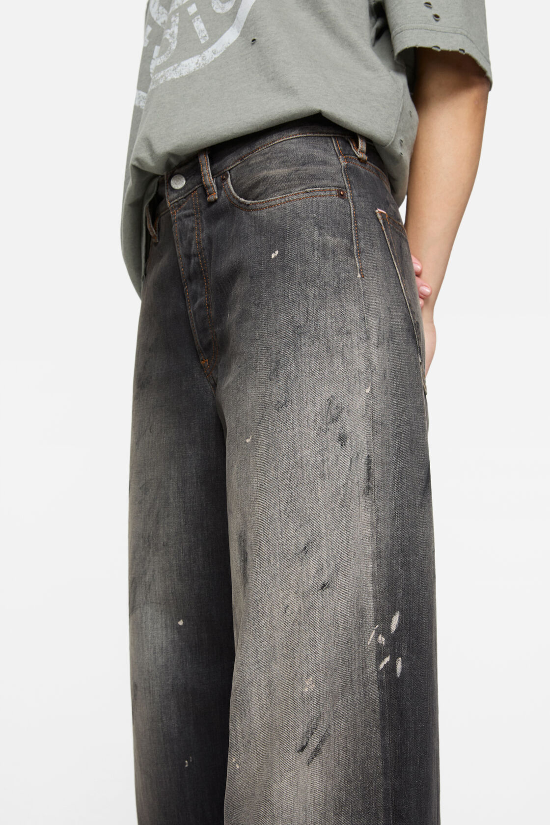 Loose fit jeans - 1981, Black, 2000x