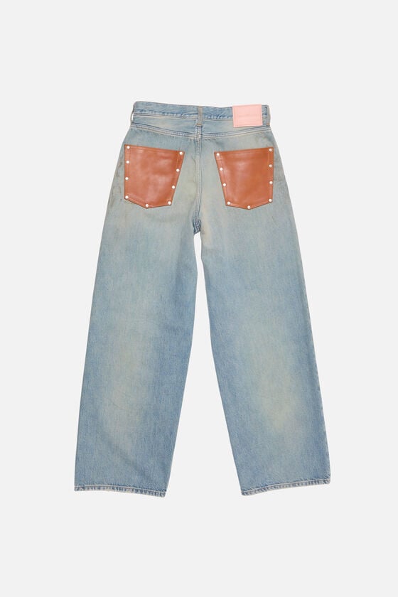 Acne Studios 1981 U Penicillin Leather, Mid Blue