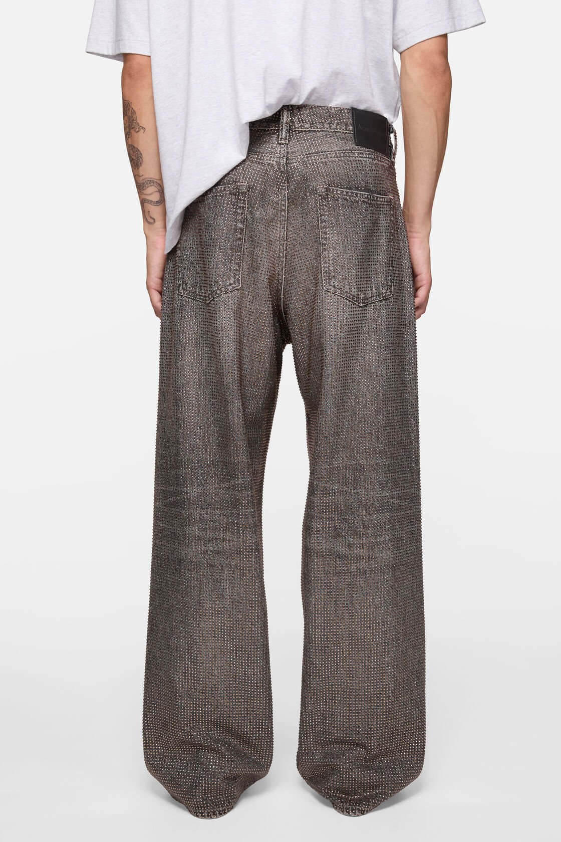 Loose rhinestone jeans &ndash; 1981, Washed Black, 2000x