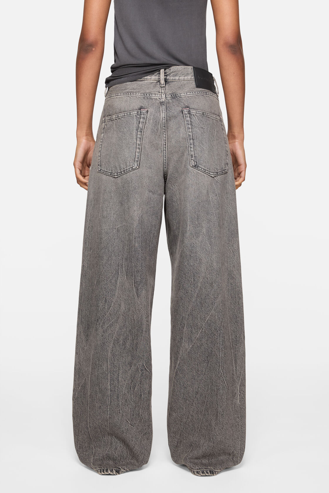 Loose fit jeans - 1981, Washed Black, 2000x