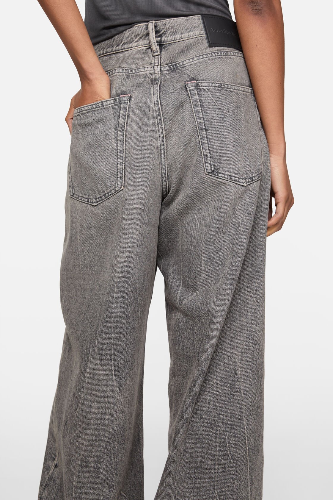 Loose fit jeans - 1981, Washed Black, 2000x