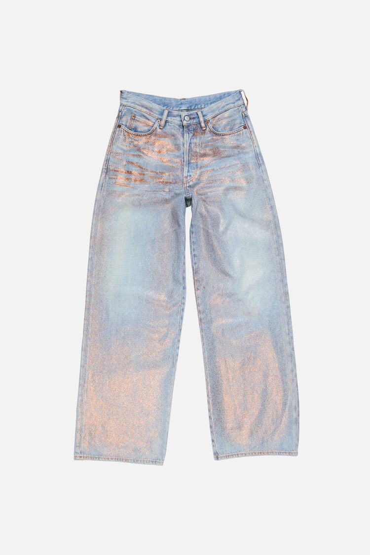 Acne Studios 1981 U Glitter Dawn, Rose copper/light blue