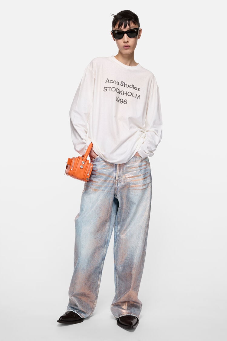 Acne Studios 1981 U Glitter Dawn, Rose copper/light blue