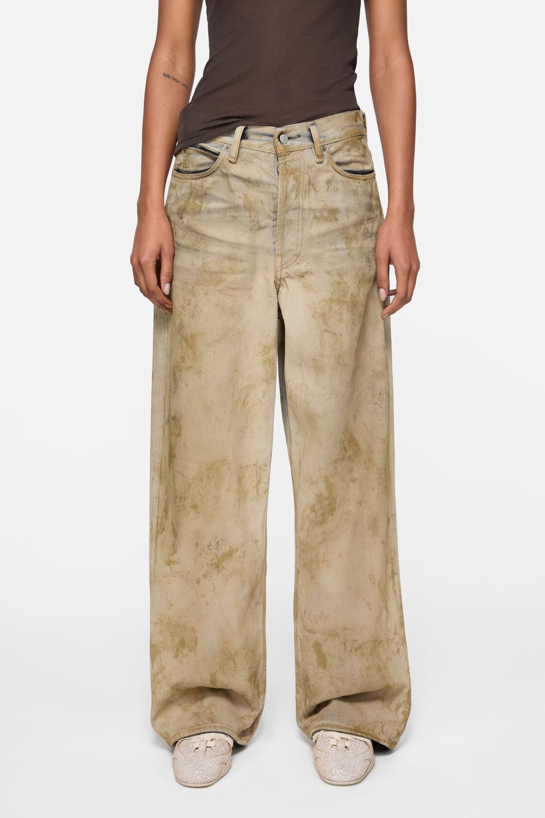 Loose fit jeans - 1981, Sand beige, 2000x