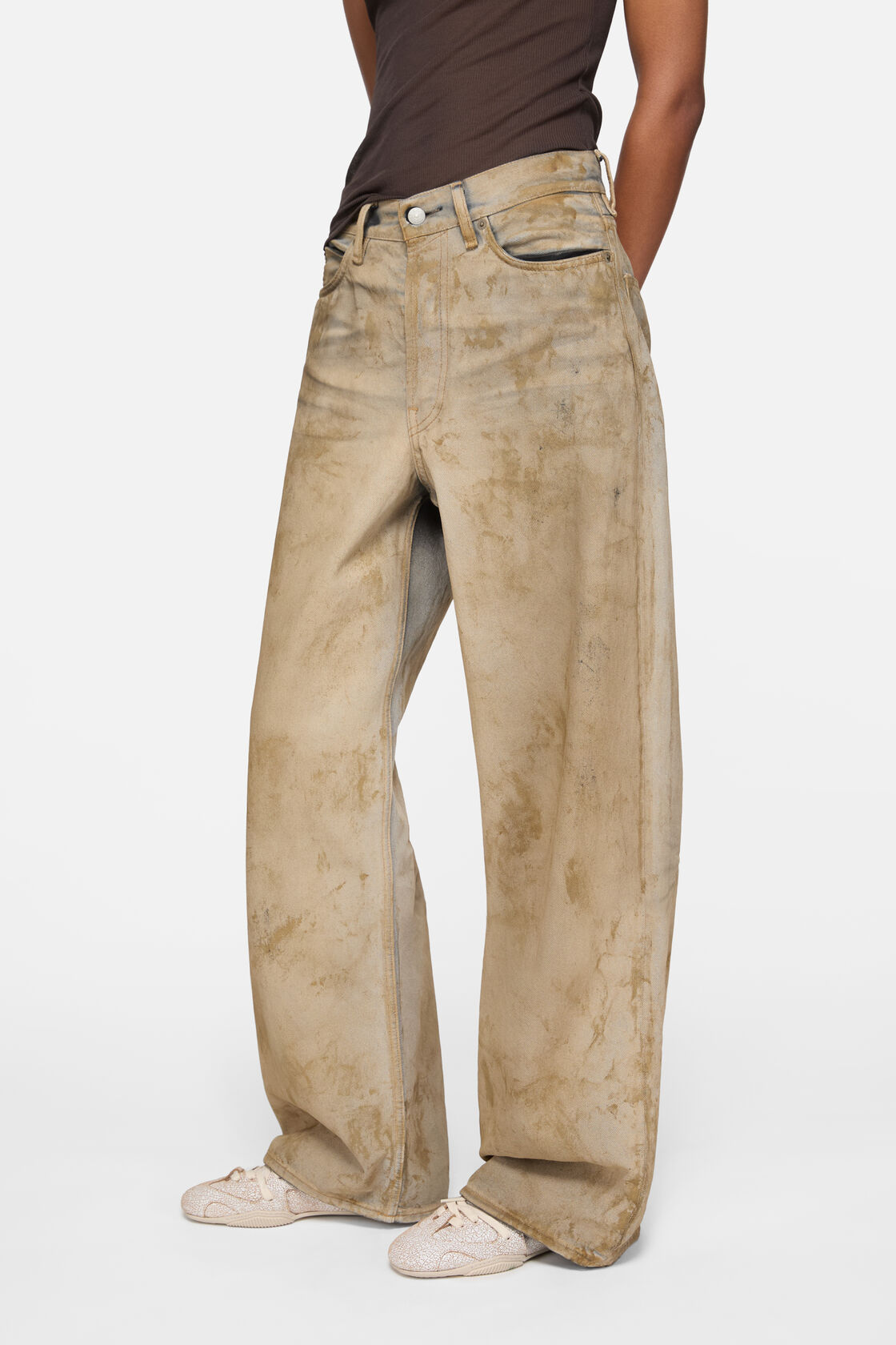 Loose fit jeans - 1981, Sand beige, 2000x